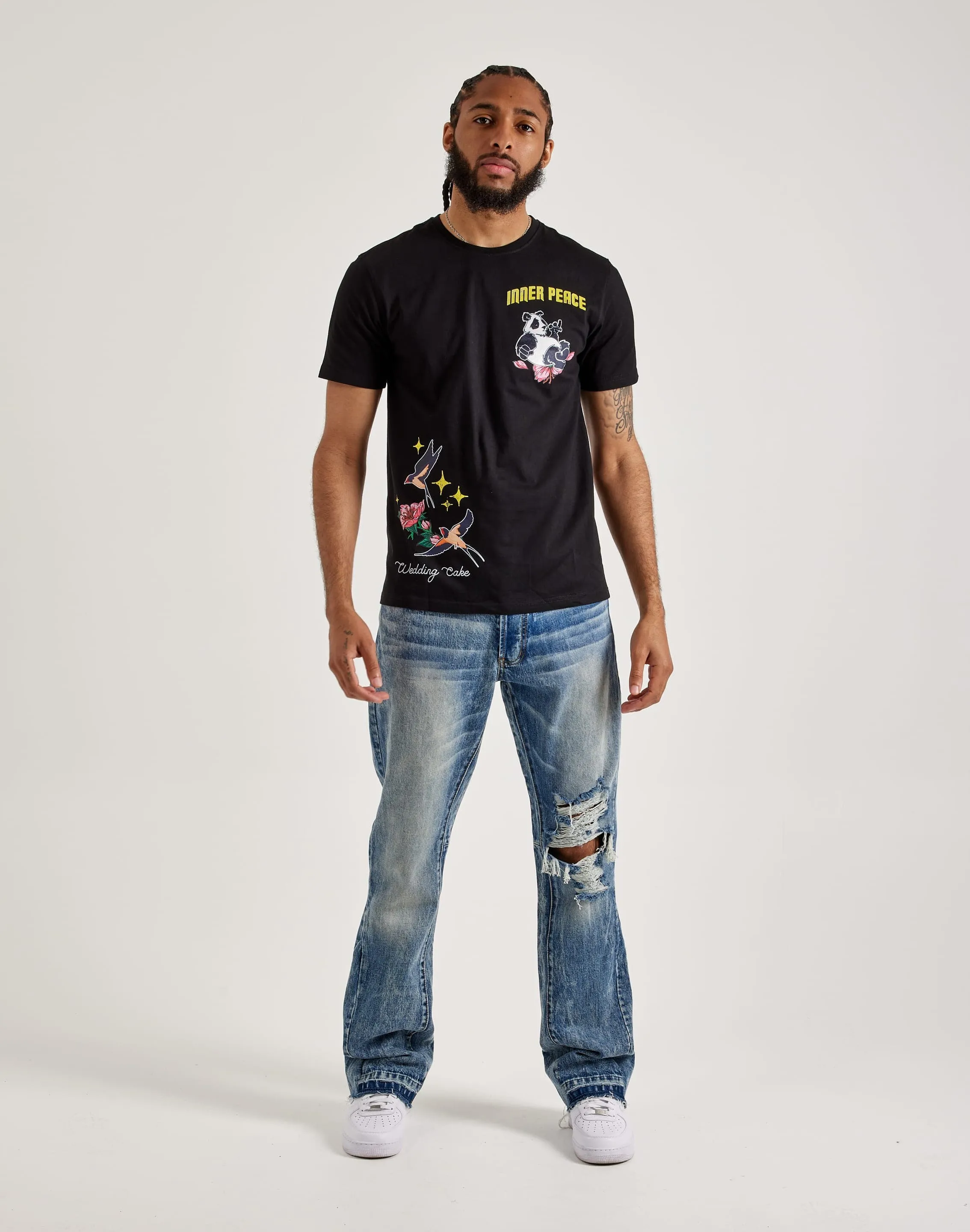 Light Ease Relax Mode Central Mills Wedding Cake Inner Peace Tee