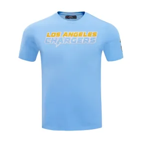 Los Angeles Chargers Chenille Tee -Mens warm fleece