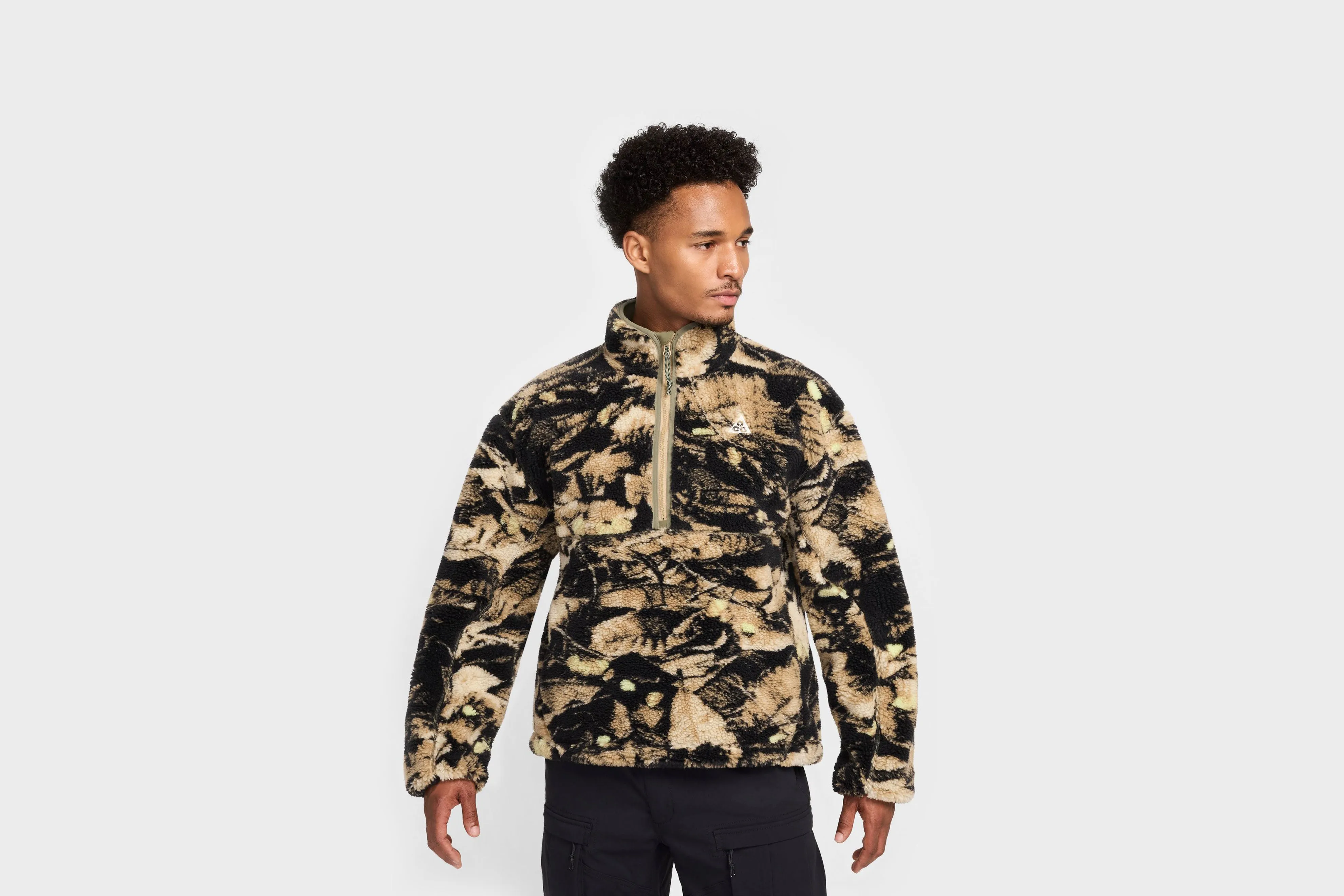 Nike ACG Canwell Glacier Therma-FIT ADV Wind Proof Jacket (Parachute Beige/Summit White) BreathableMesh FrictionResistantEdges