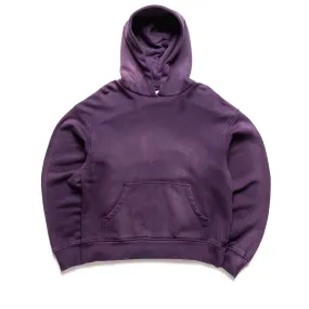 Versatile Piece Alchemist Fringe Hoodie - Plum