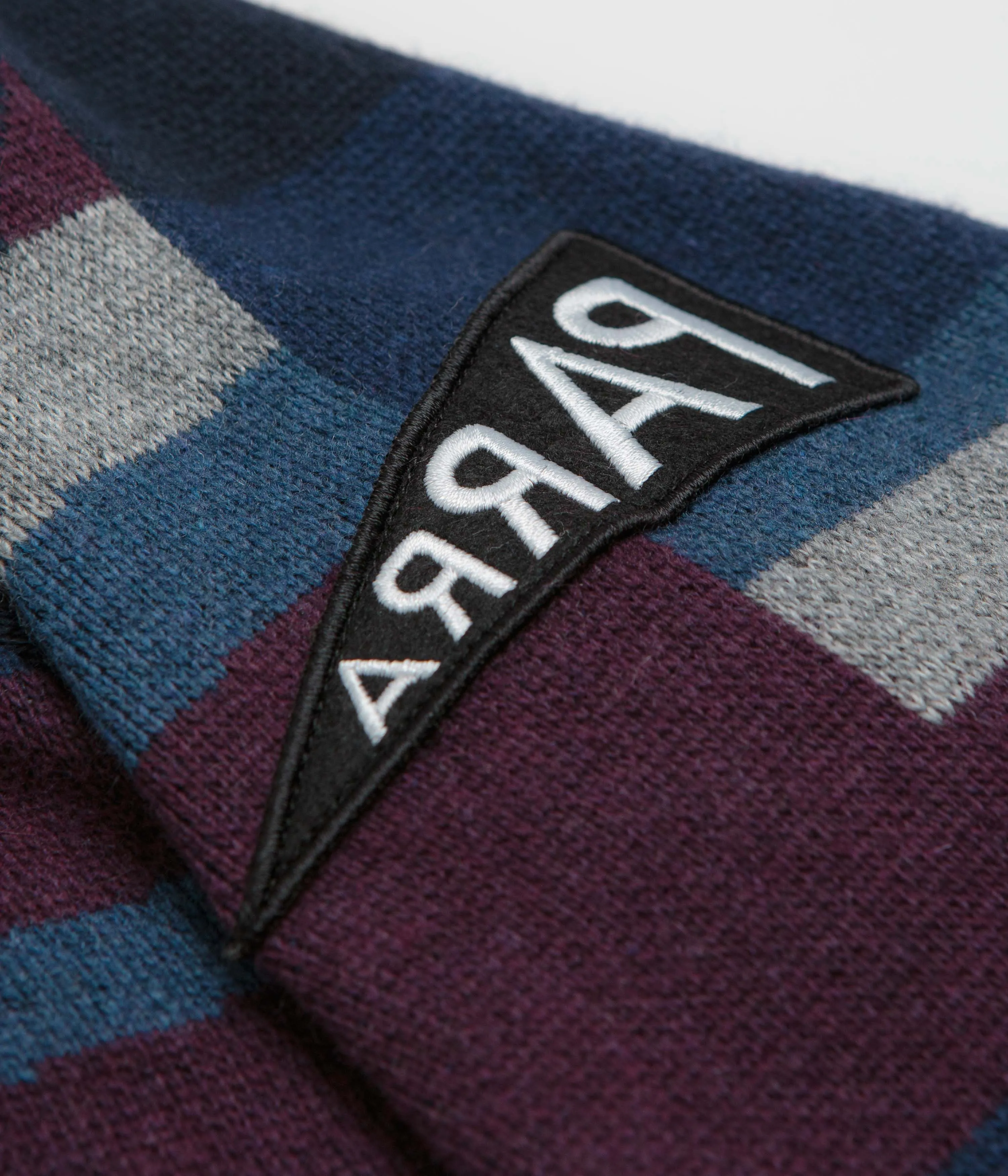 Everyday Layer by Parra Patched Your Work Knitted Sweatshirt - Blue