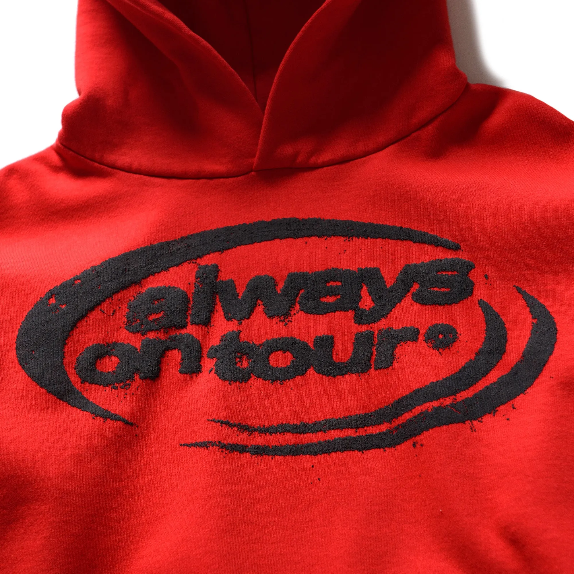 Glamorous touch Dual Layered Fabric Always On Tour Spinner Hoodie - Red