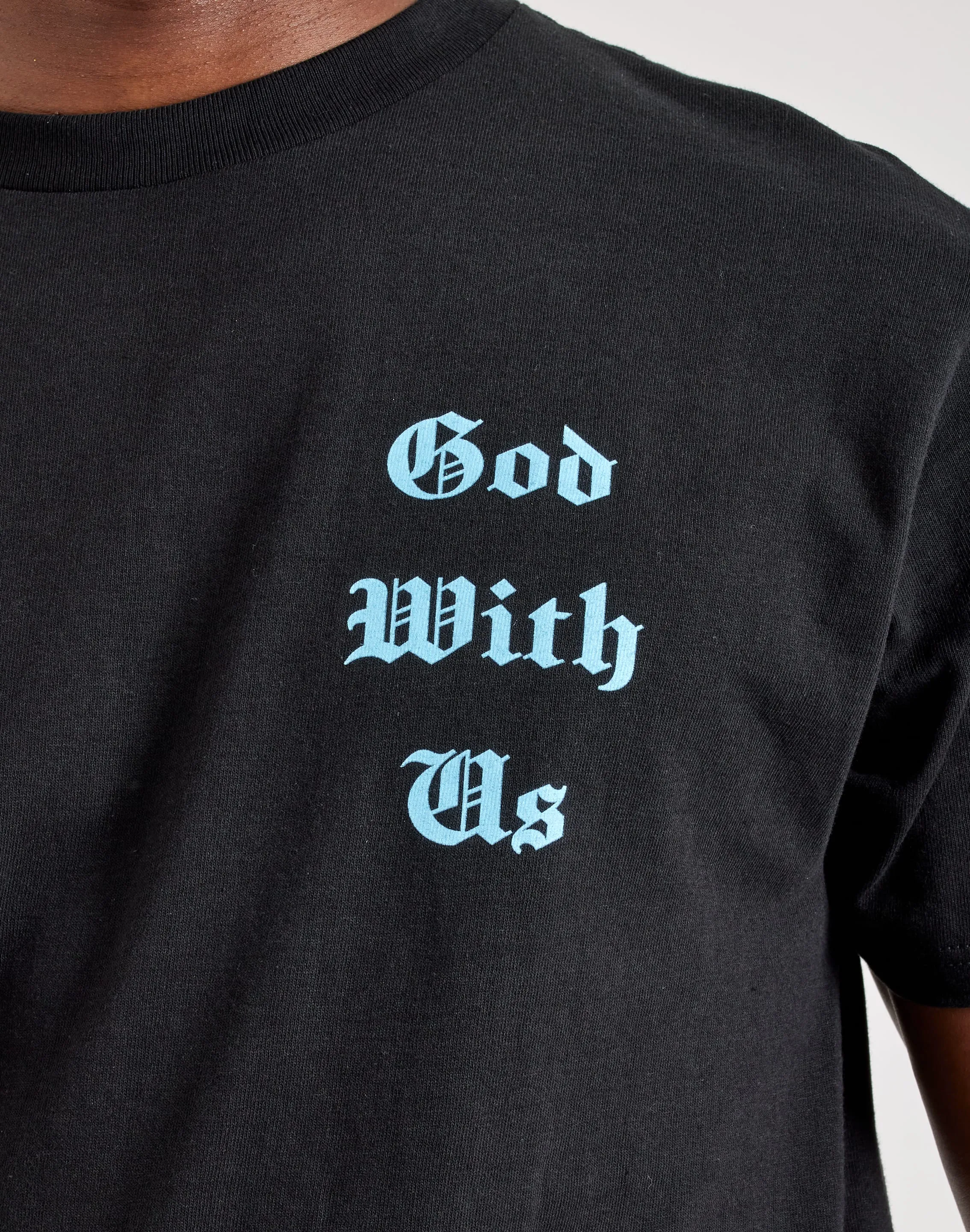 BMG God With Us Tee smooth zipper