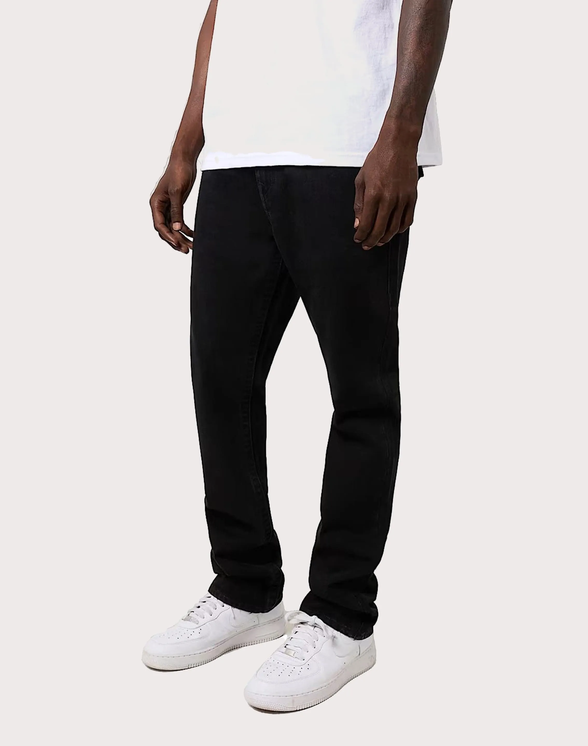 Colorfast Technology True Religion Ricky Crystal Logo Straight Fit Denim Jeans