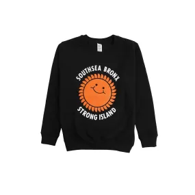 Hiking Outfit Street Sporty Southsea Bronx Strong Island Kids Sweatshirt - Black