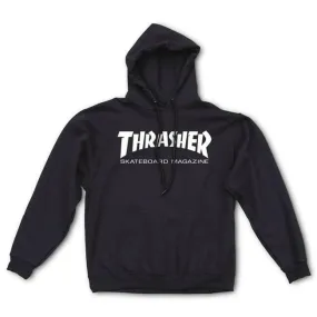 Faded Wash Effect Tasmanian devil like Thrasher - Skate Mag Hoodie Black