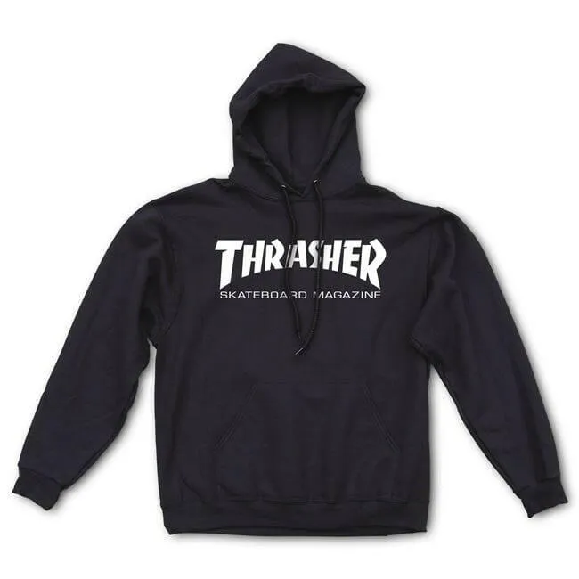 Thrasher - Skate Mag Hoodie Black horseback riding outfit