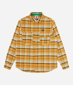 Ice Cream Flannel Overshirt Weekend Vibes Fast Drying