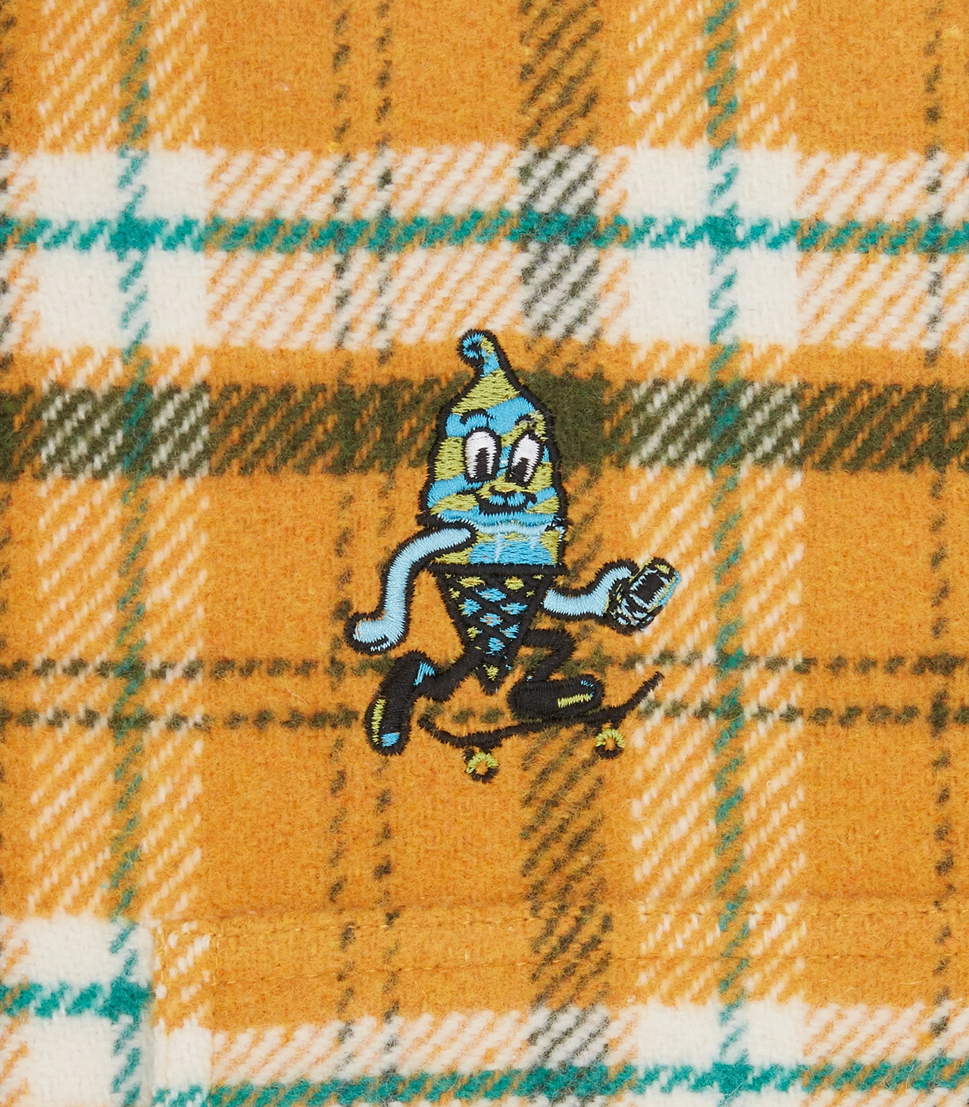 Ice Cream Flannel Overshirt Trendy Pattern