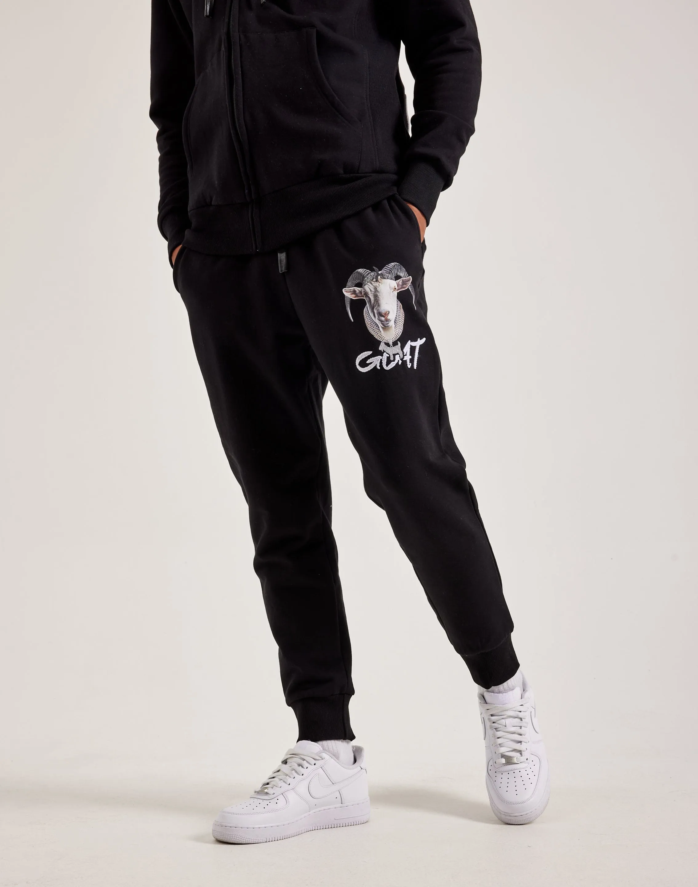 Streetz Iz Watchin Goat Fleece Joggers Trans Glow