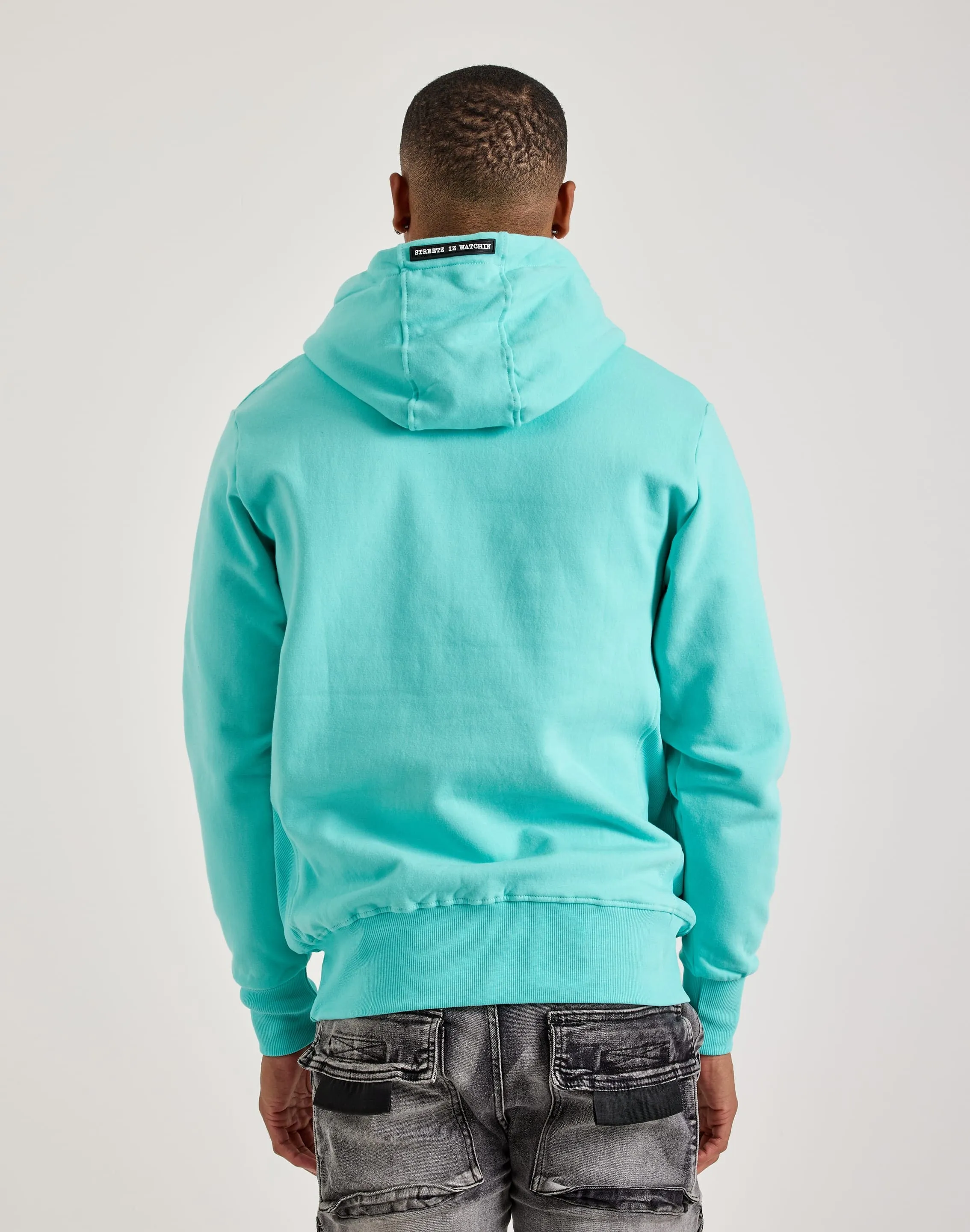 Streetz Iz Watchin Goat Pullover Hoodie Youth Glow AdjustableCuffs