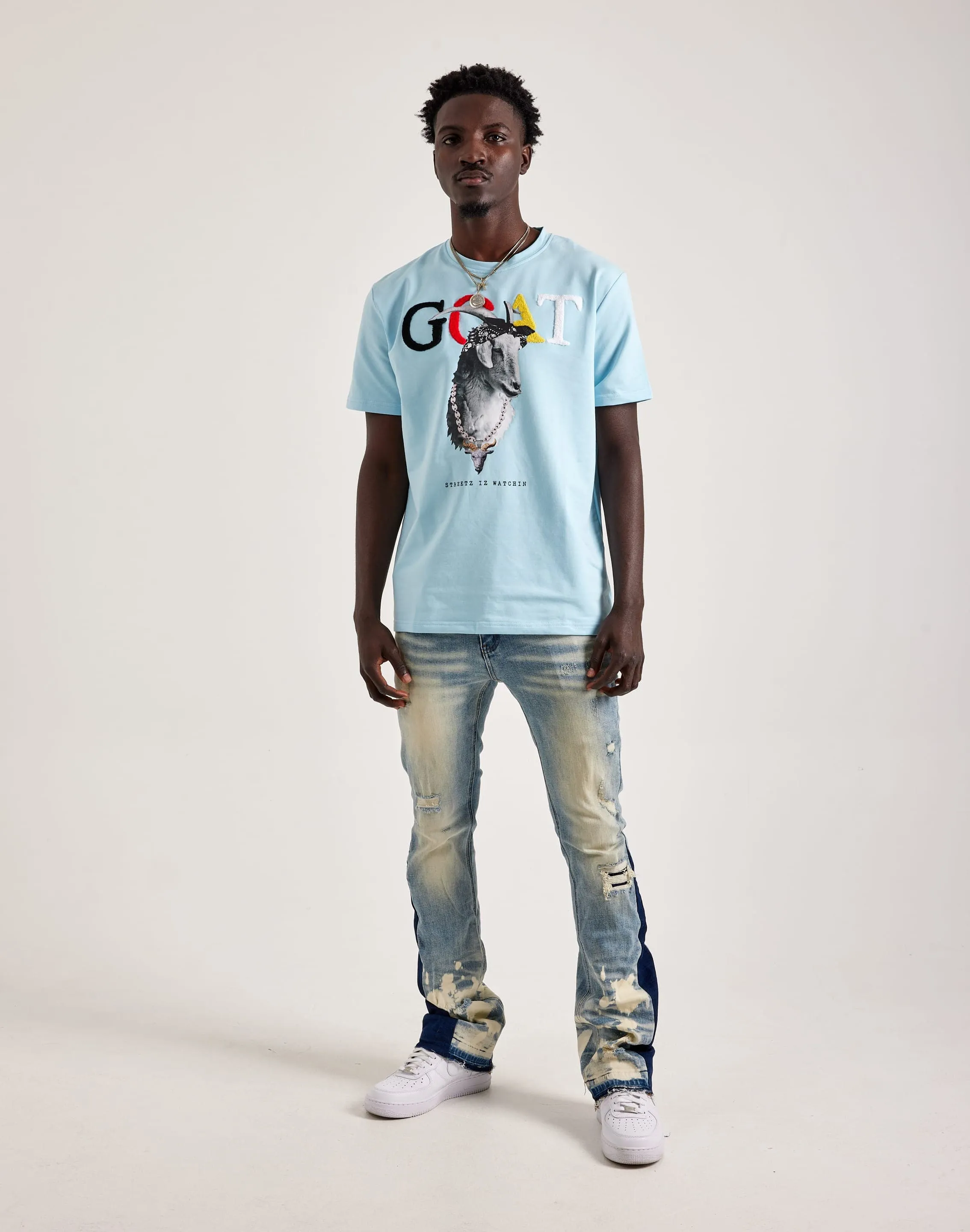 WaterRepellentCoating Streetz Iz Watchin Goat Tee