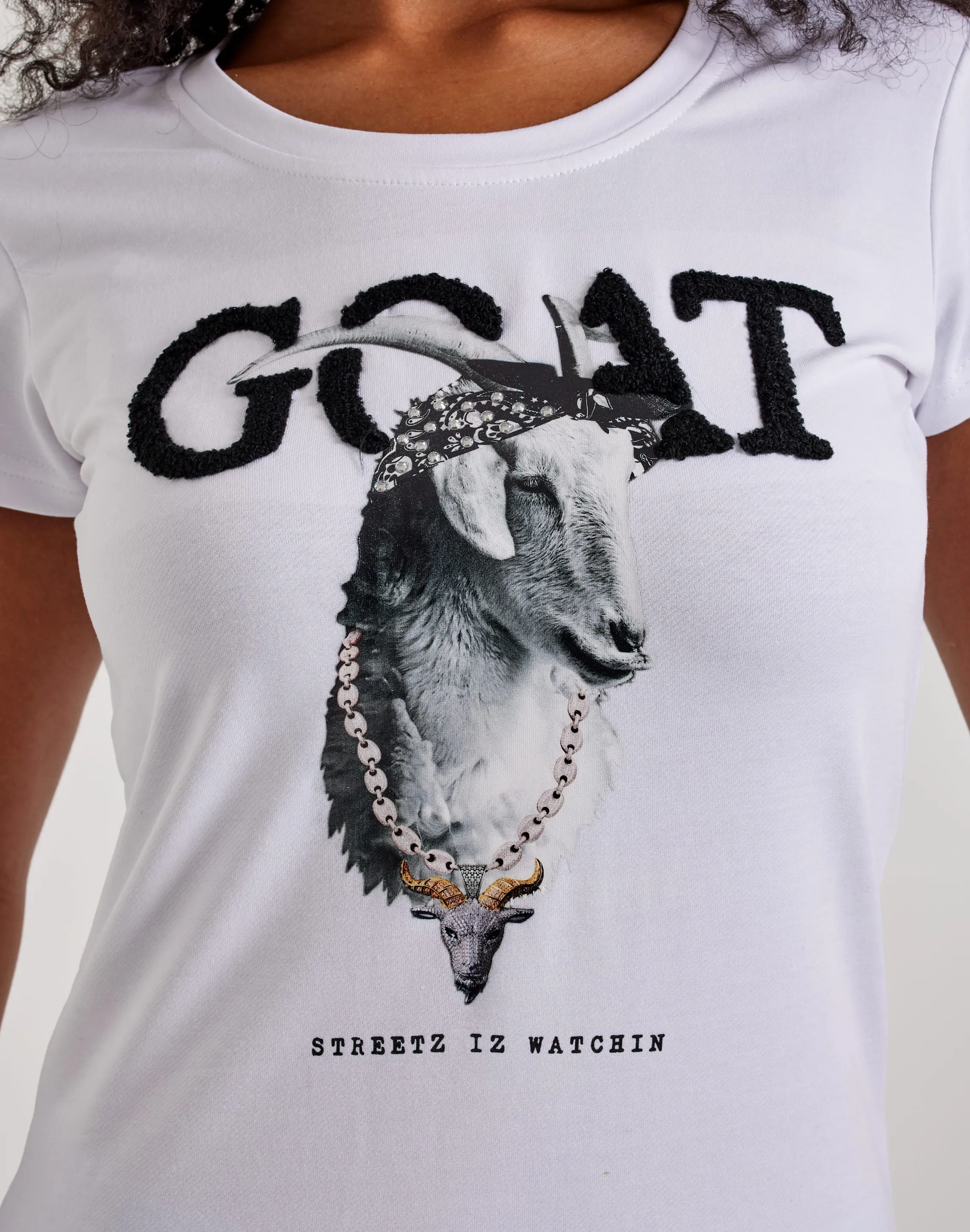 RipstopFabric Streetz Iz Watchin Goat Tee