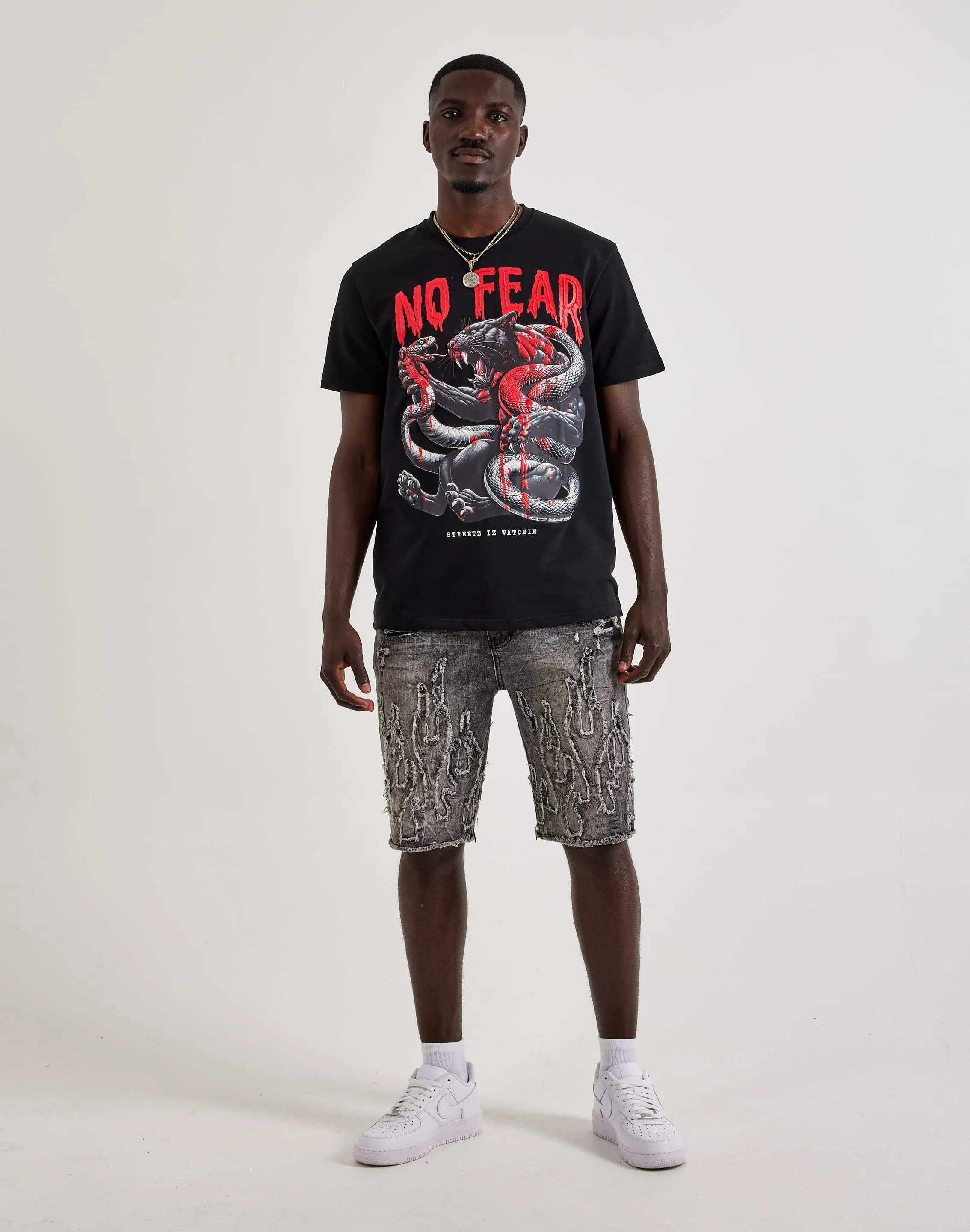 Opaque Tone Streetz Iz Watchin No Fear Tee