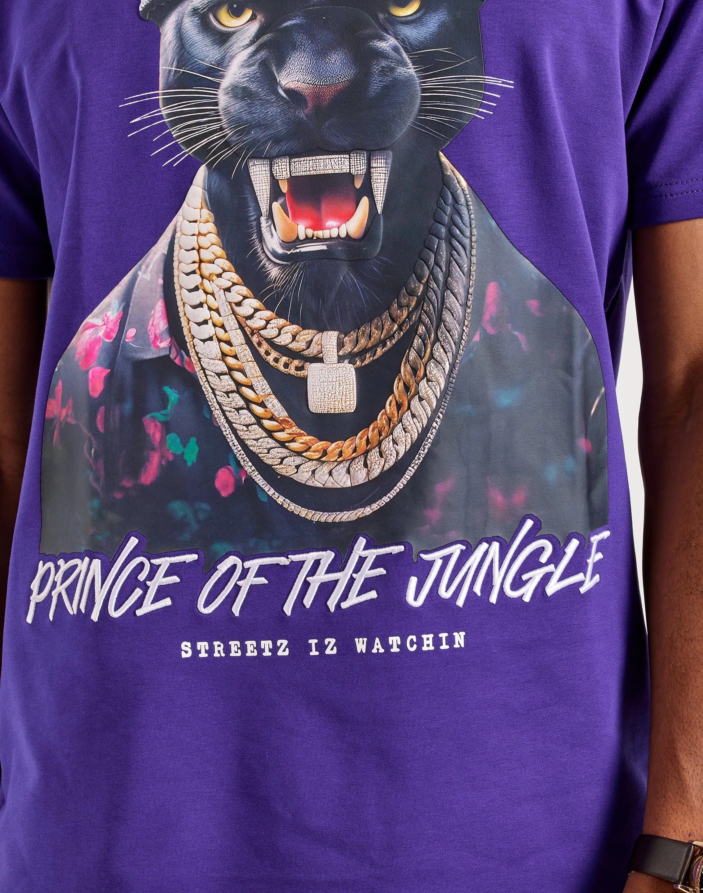 Streetz Iz Watchin Prince Of The Jungle Tee Party Guest