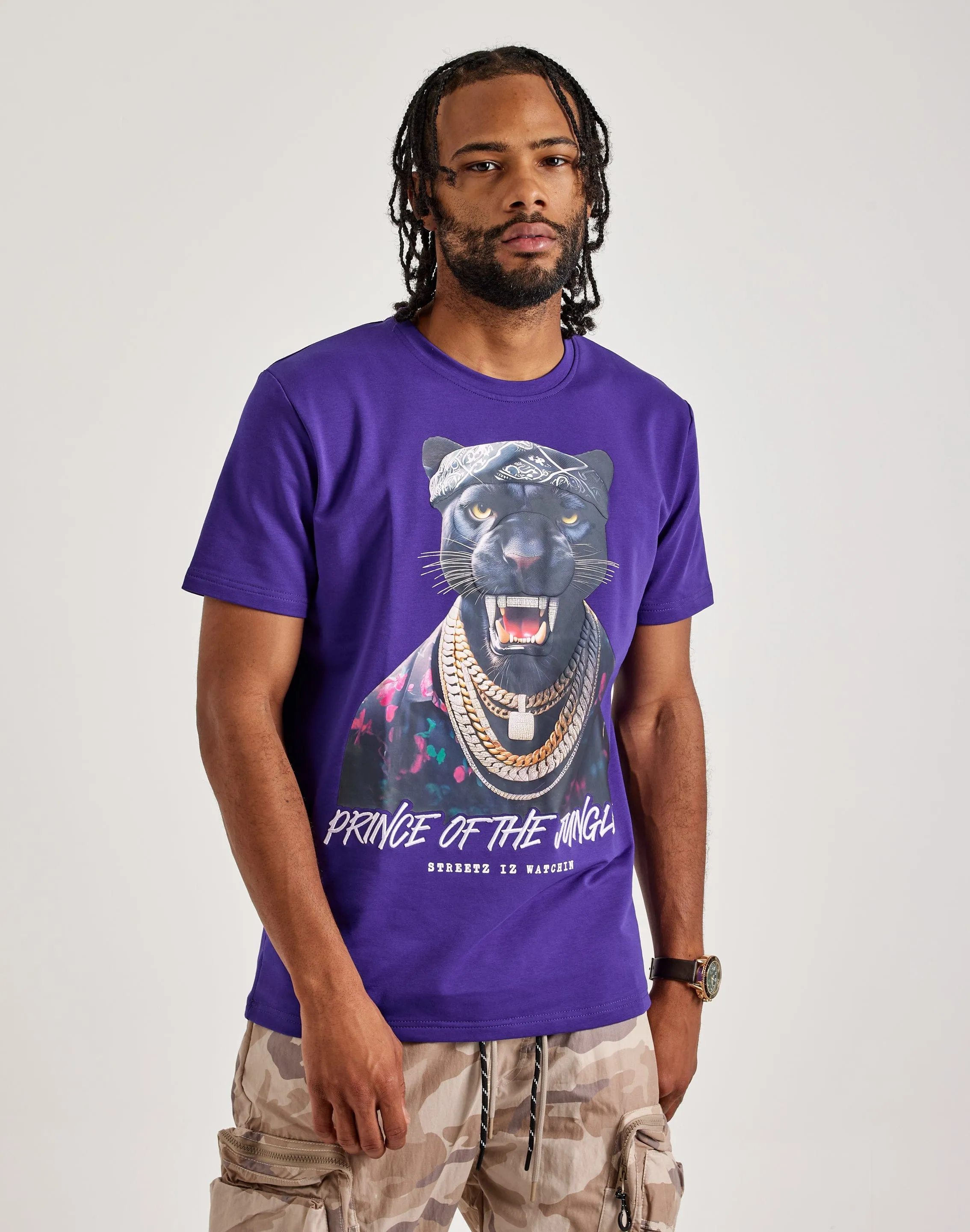 Streetz Iz Watchin Prince Of The Jungle Tee Ocean Air