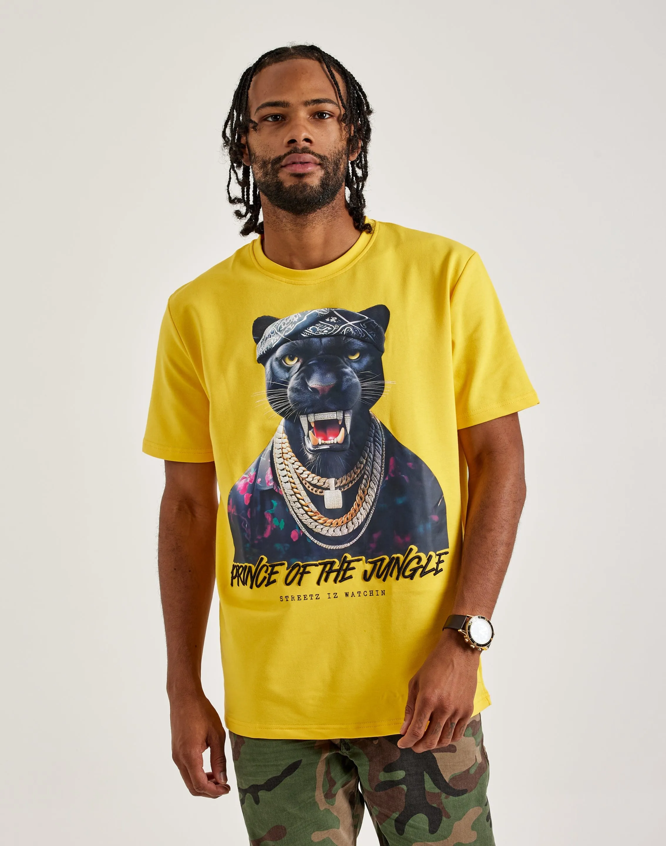 Streetz Iz Watchin Prince Of The Jungle Tee Carry Ease Cool Frame