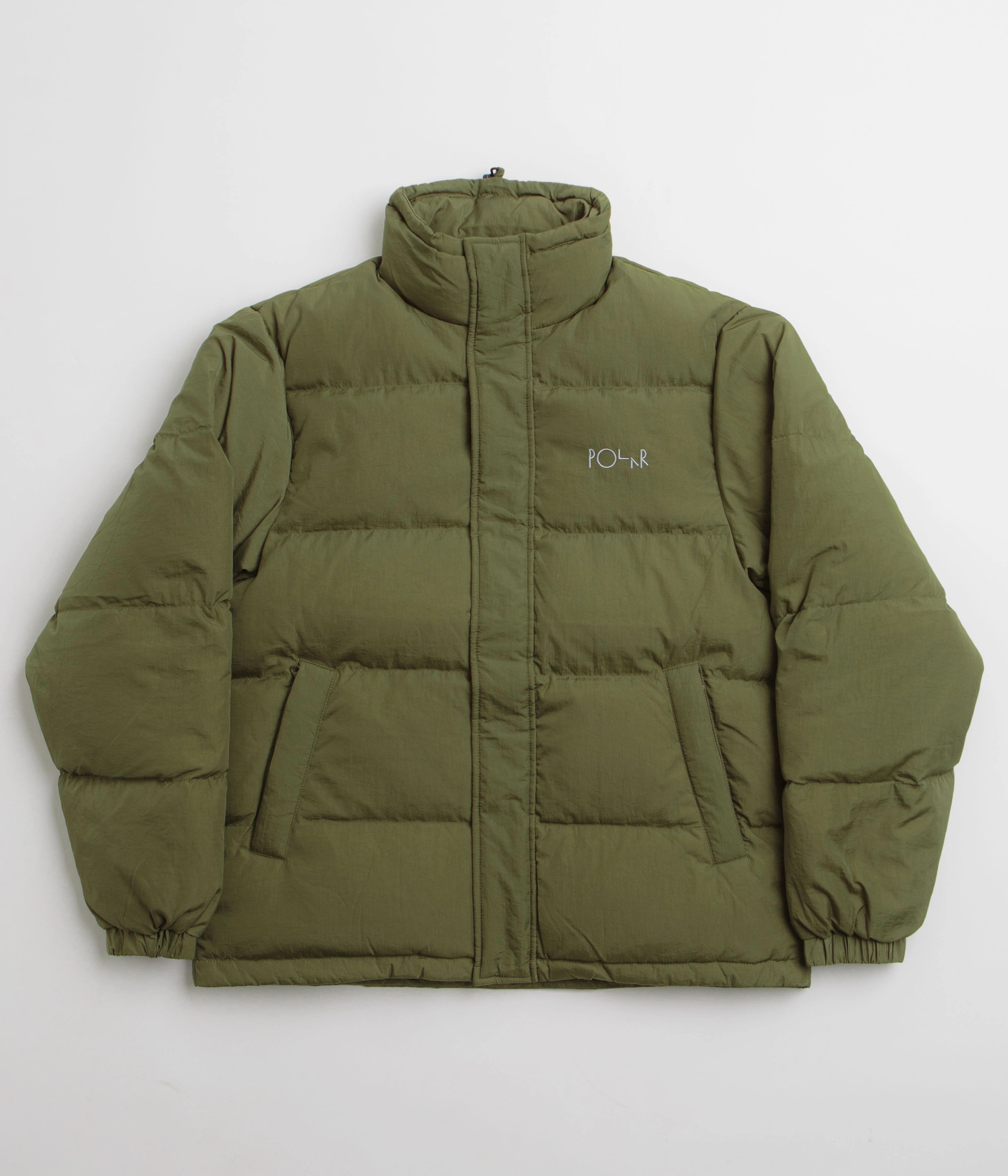 Polar Basic Puffer Jacket - Army Green low quality