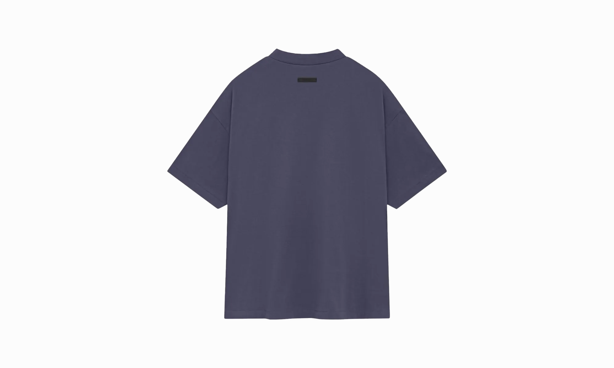 DoubleLayered Structure Jersey Crewneck Short Sleeve Tee "Marine"