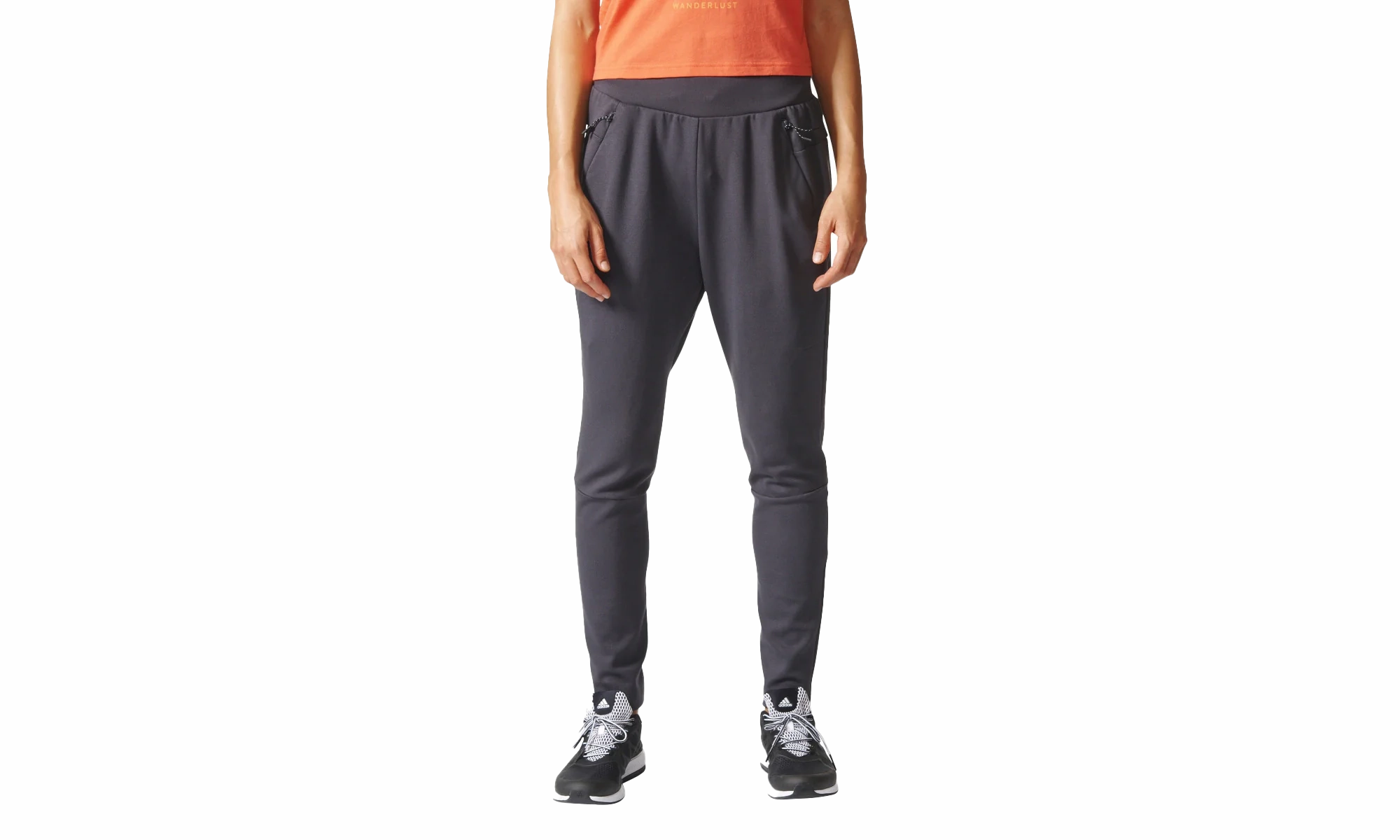 Tappered Pants "Dark Grey" CompressiveFitFabric DoubleStitchedEdges