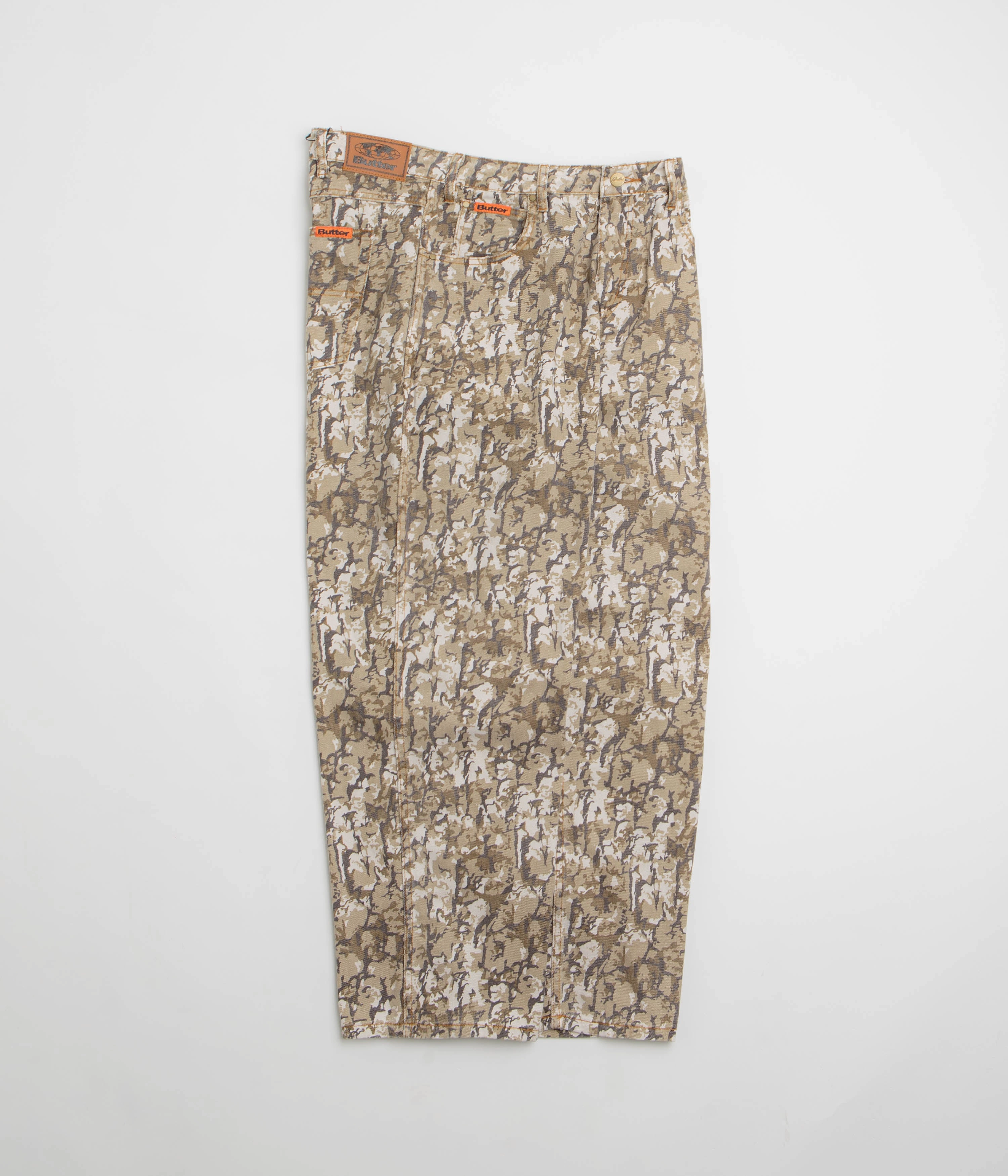 Butter Goods Bark Camo Jeans - Tan All Time Use
