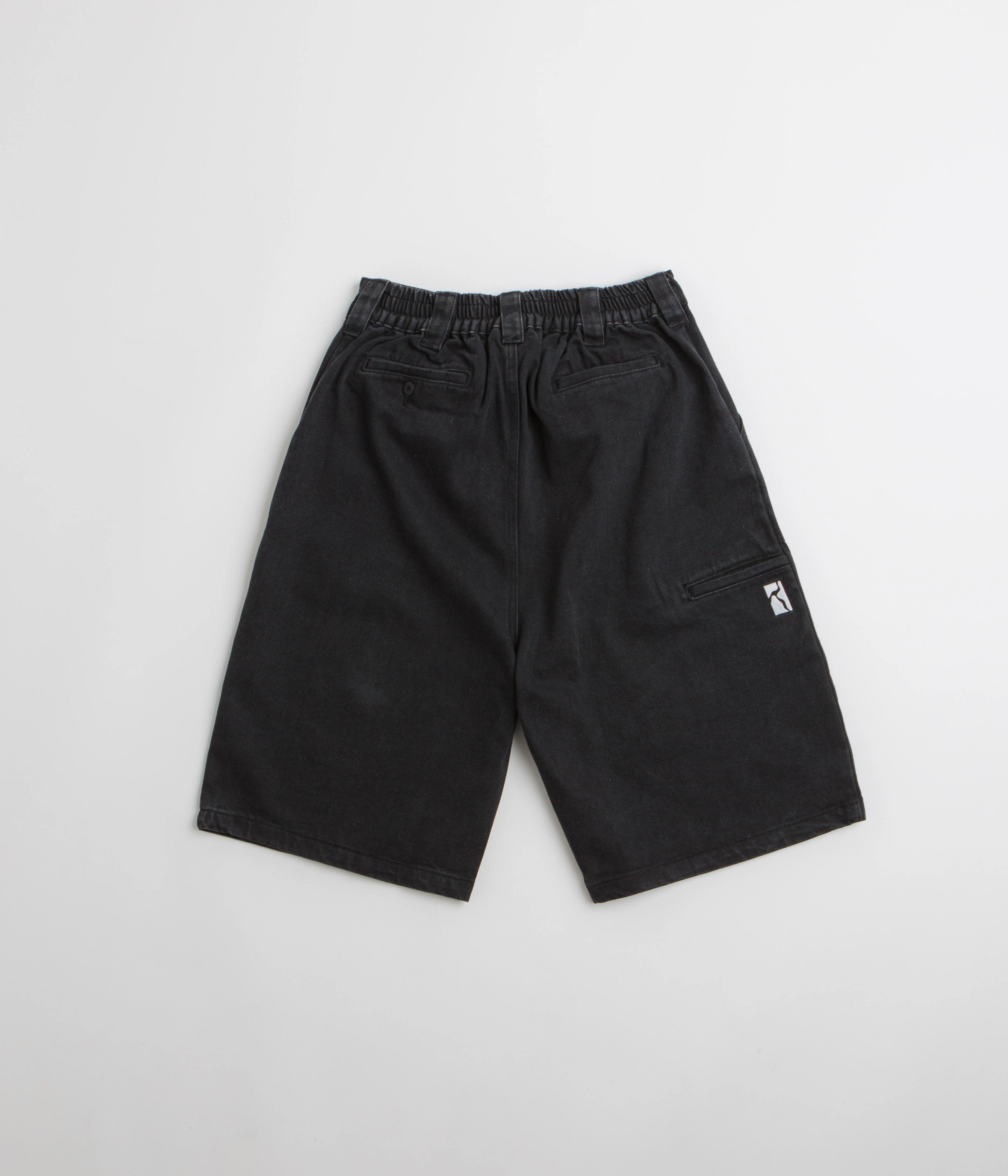 Poetic Collective Denim Painter Shorts - Black swim shorts