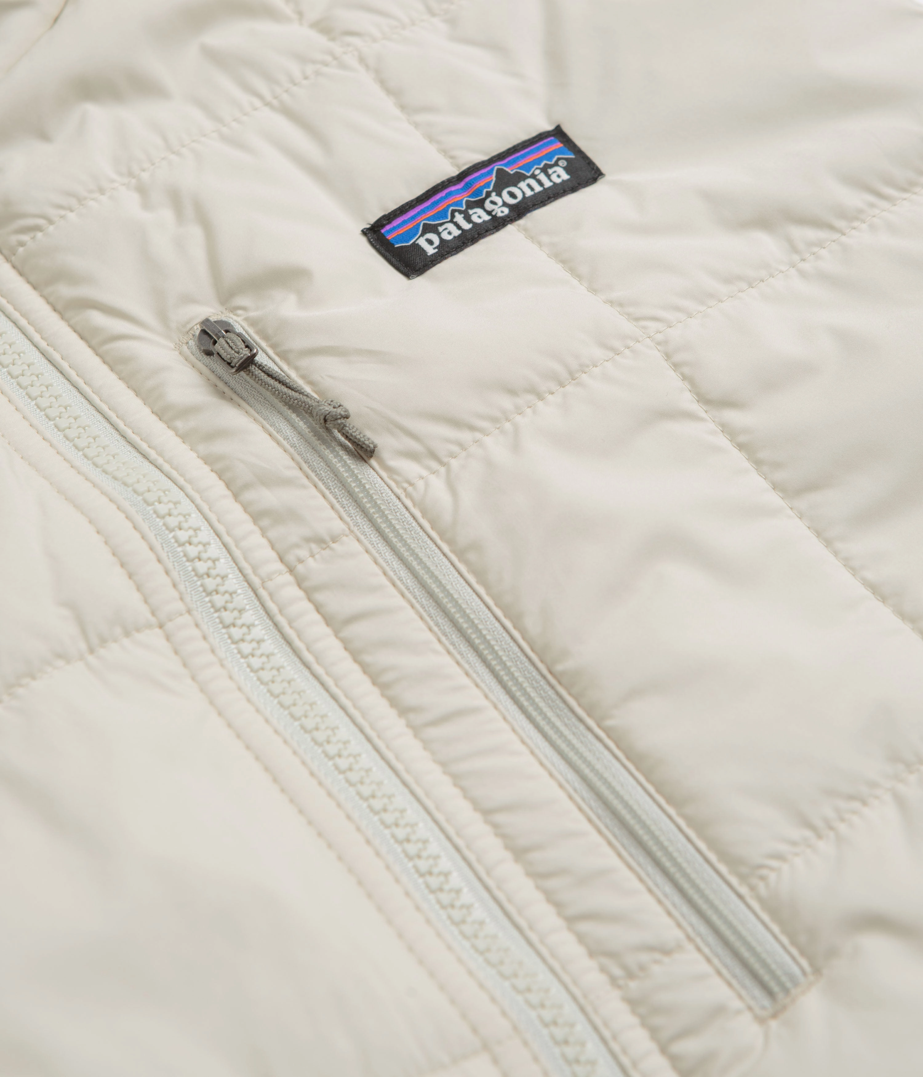 snowboarder Patagonia Light Gust Vest - Pelican