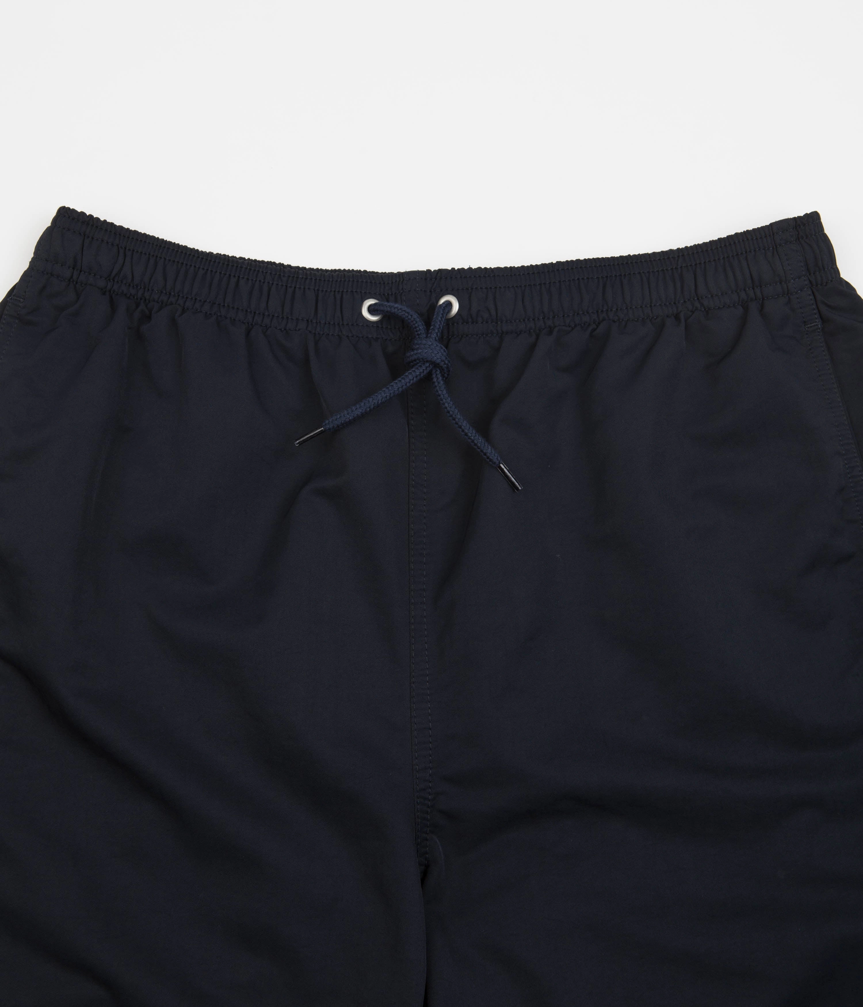 Norse Projects Hauge Swimmer Shorts - Dark Navy Striped Pattern mesh ventilation
