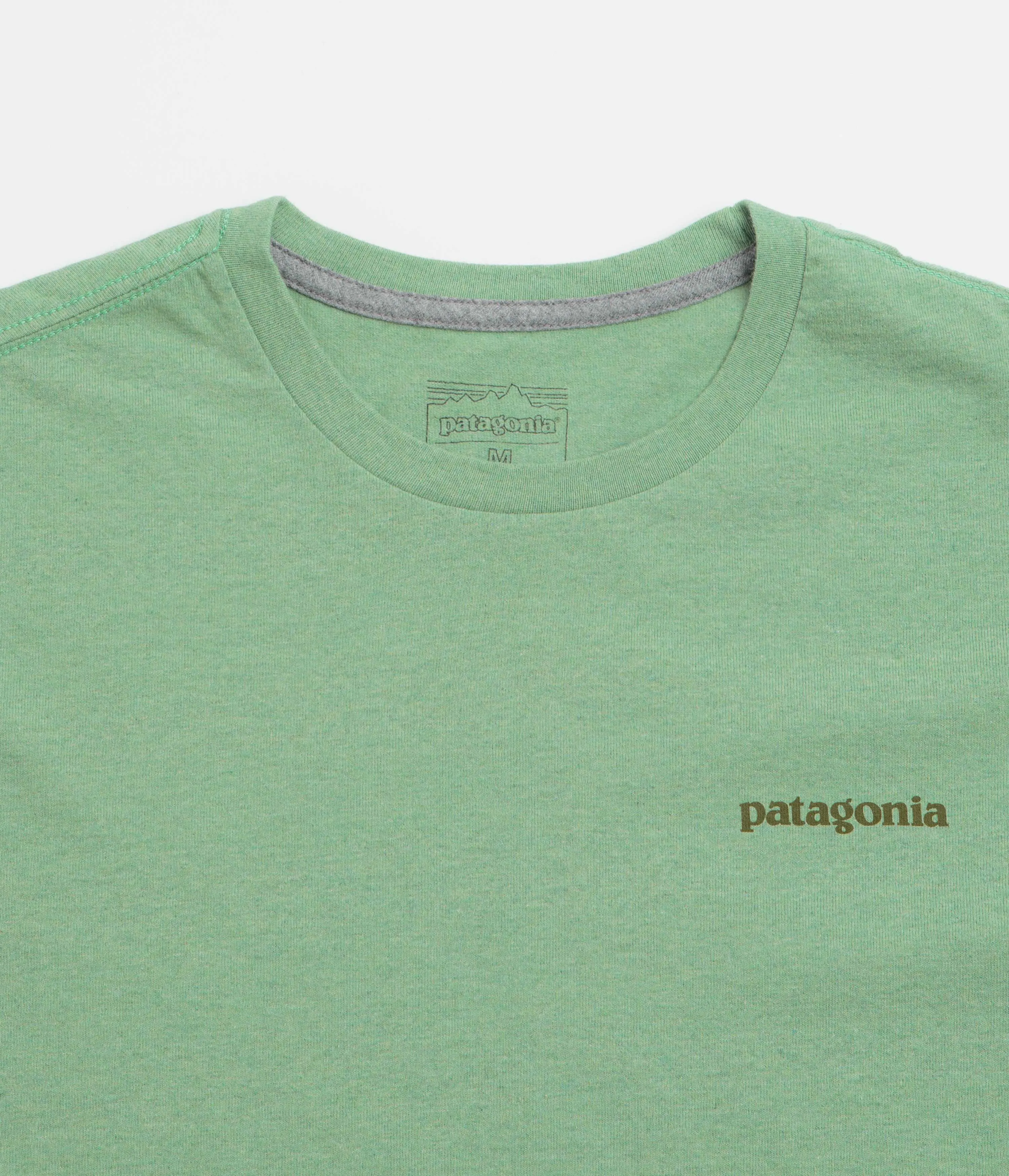 Patagonia Fitz Roy Icon Responsibili-Tee T-Shirt - Ellwood Green Animal Print