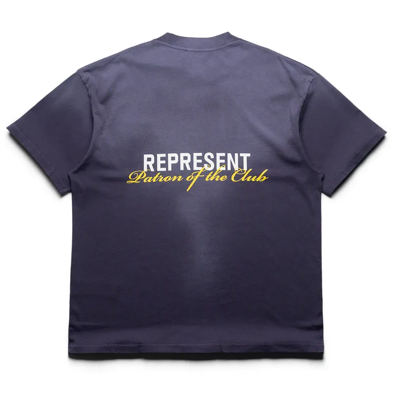 Represent Patron Of The Club Tee - Plum Easy to Wear Ergonomic Sleeve Length