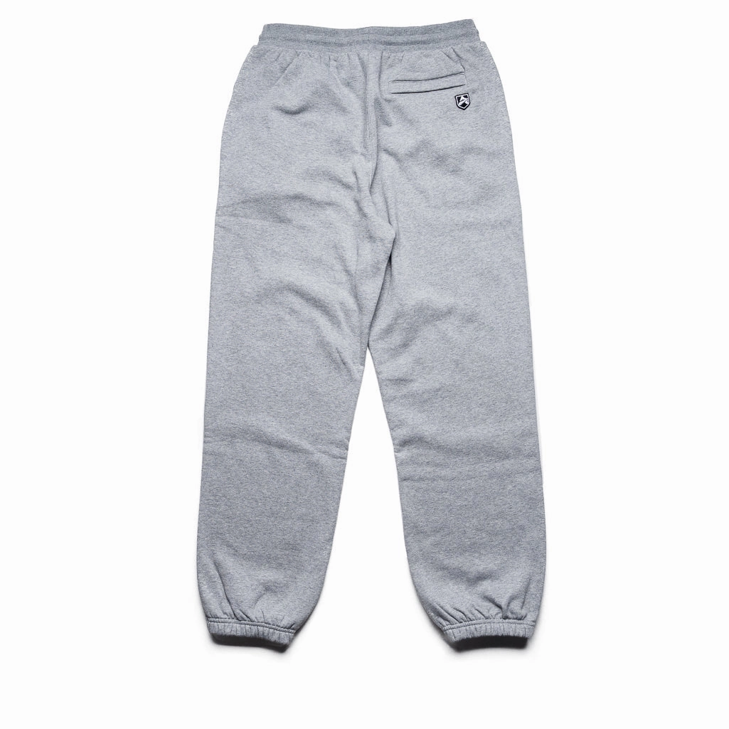 Vapor Weight Fabric Avirex Script Jogger - Heather Grey