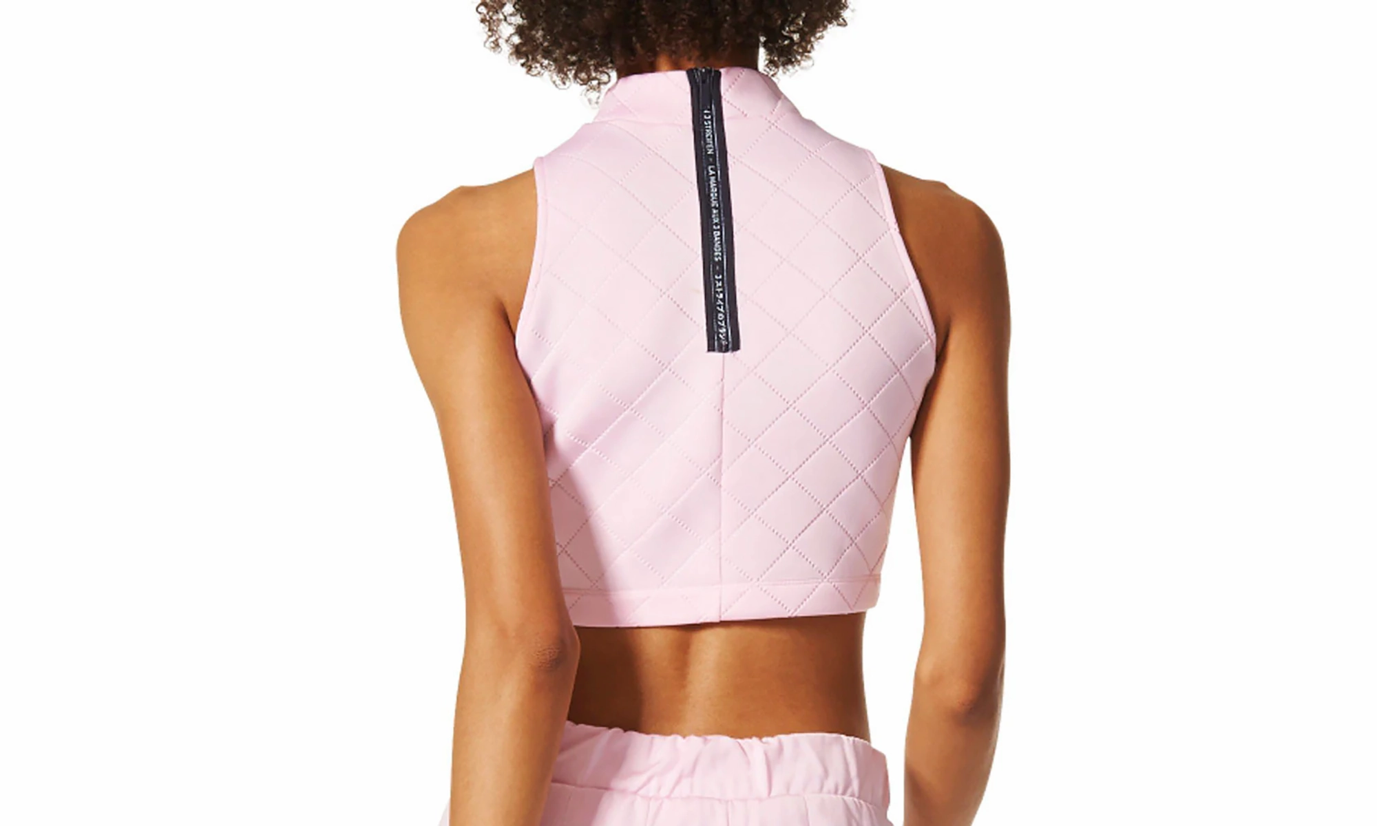Diamond Embossed Tank Top "Wonder Pink" Colorfast Technology Zero Core