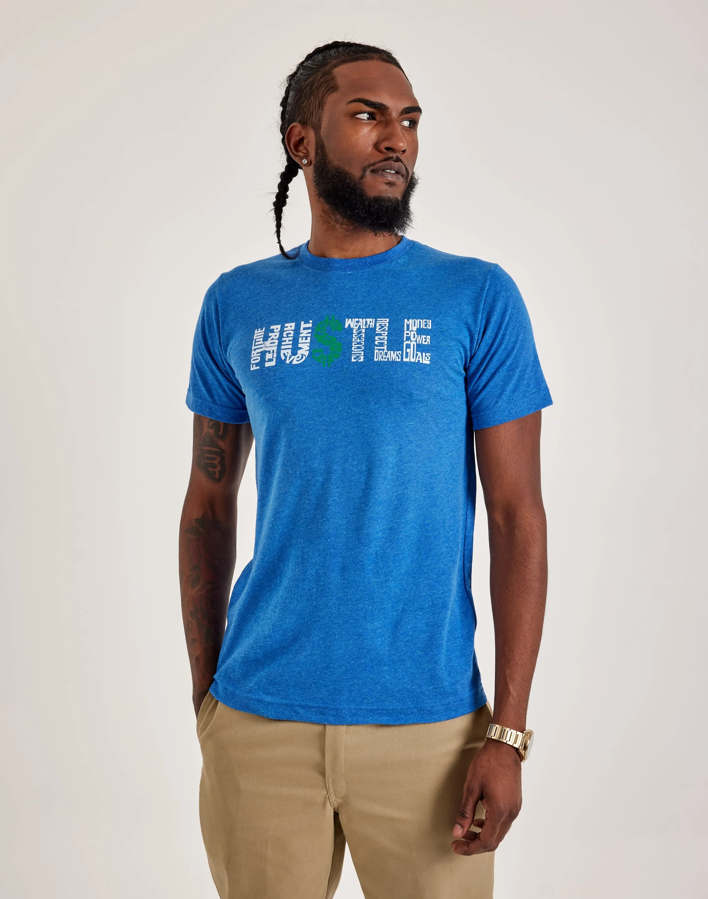 Tale Core Velvet Soul LA Pop Art Word Art Hustle Tee