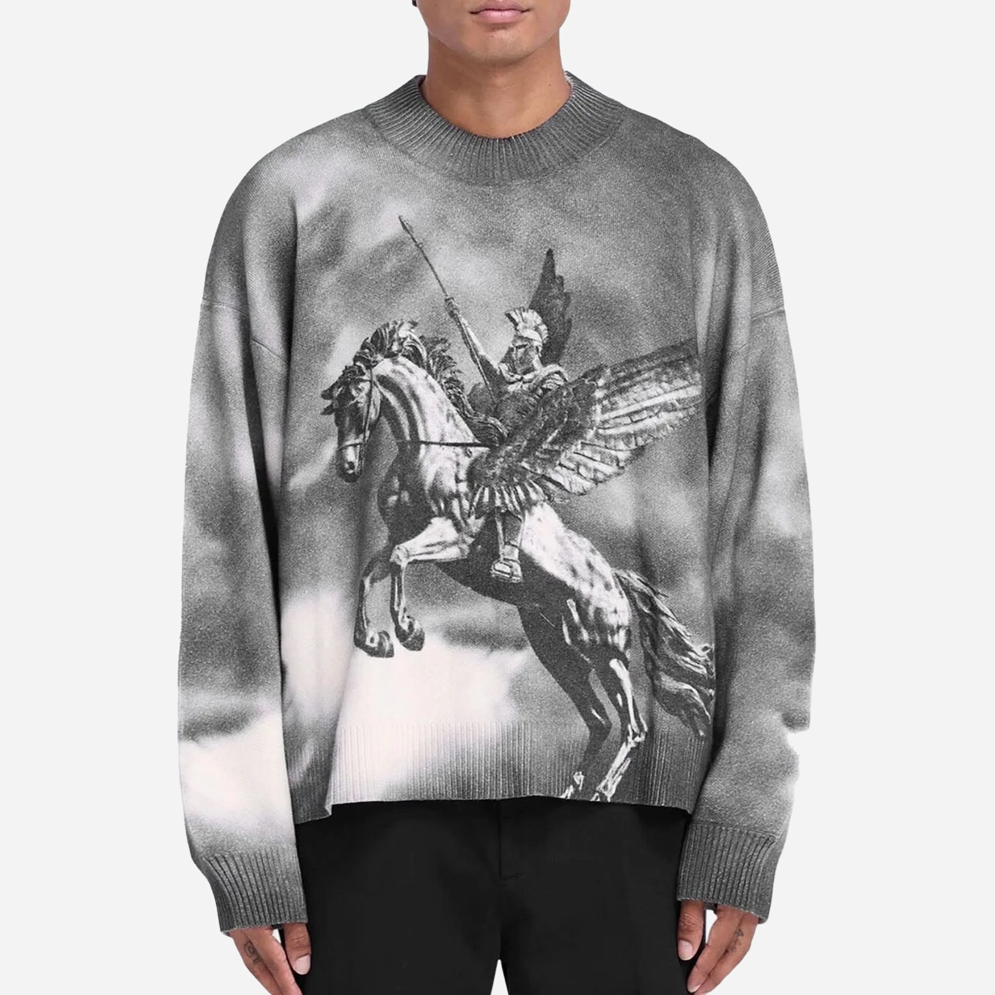 ChafeResistant Seams Represent | BELLEROPHON KNIT JUMPER { GREY