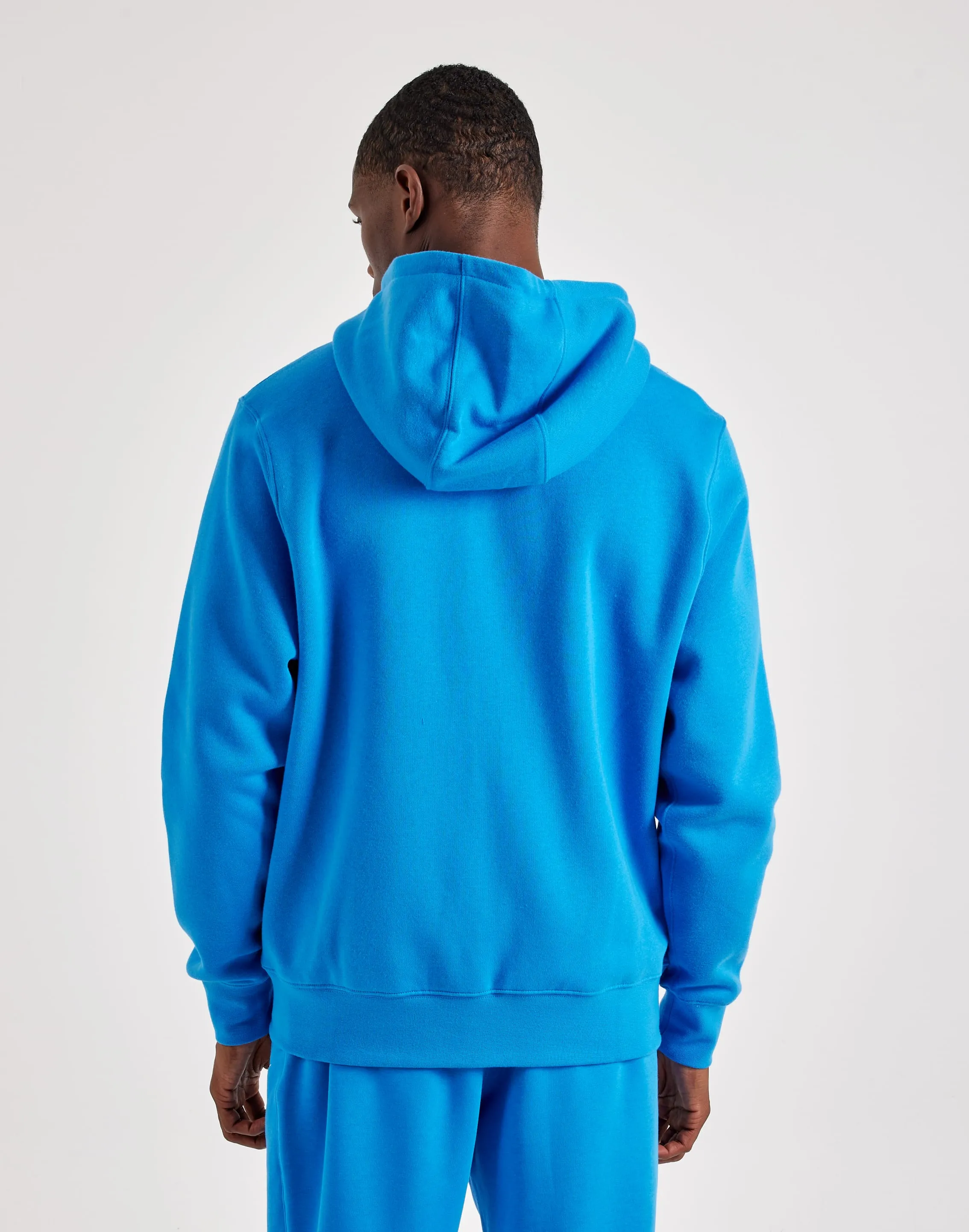 Nike Club Fleece Full-Zip Hoodie StainResistant Fabric Snow Core