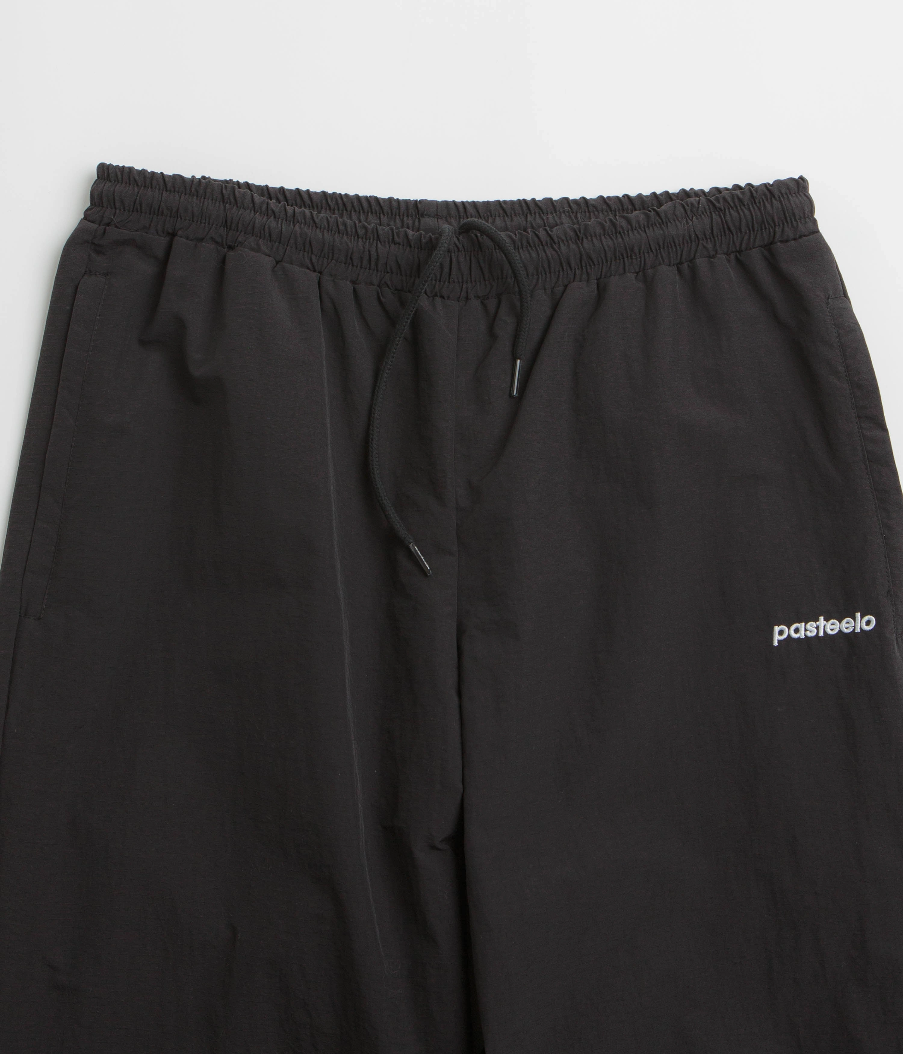 Pasteelo Sports Pants - Black Non Slip Waistband StainResistantFinish