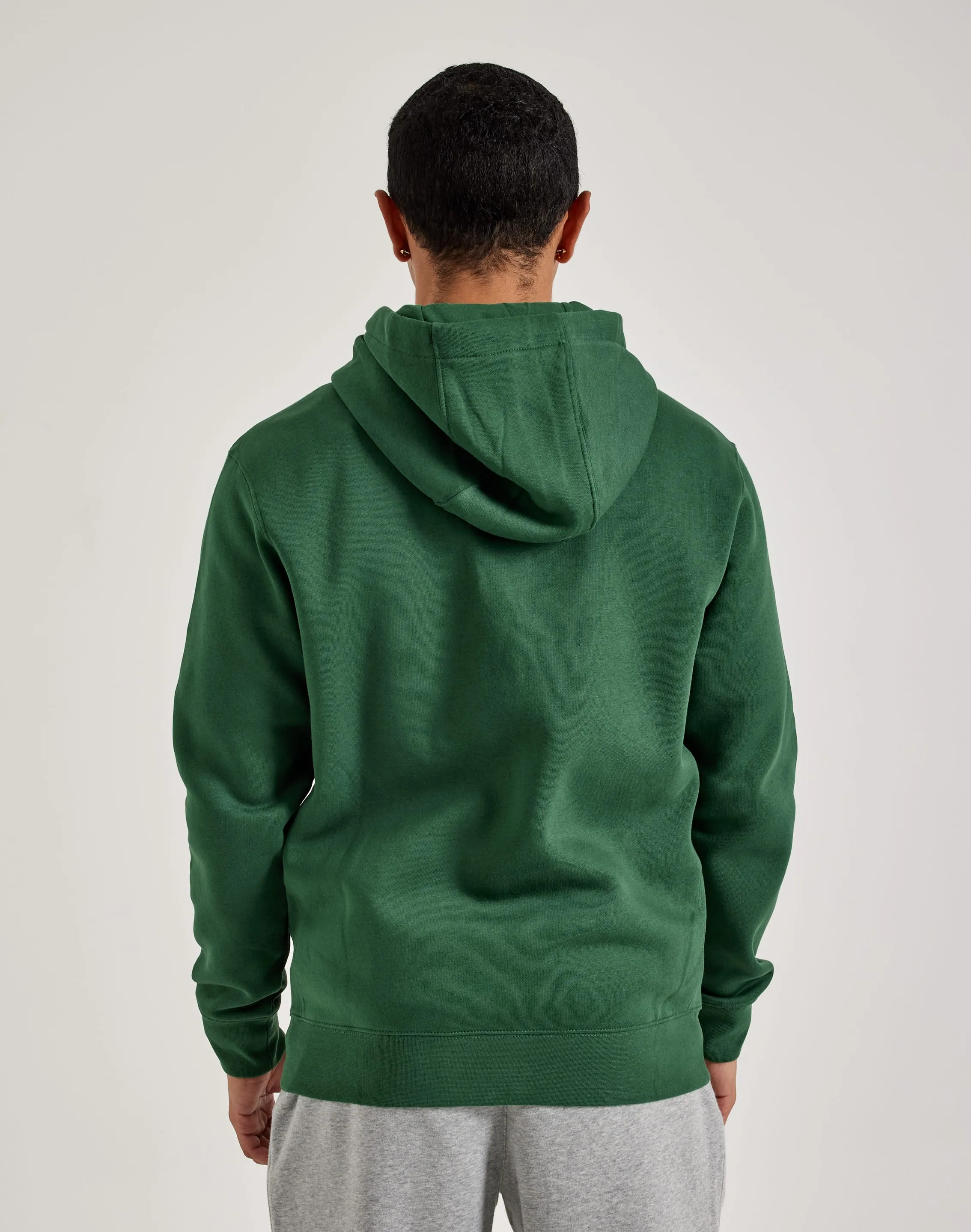 Nike Club Fleece Full-Zip Hoodie Beach Fit MultiPocket Design