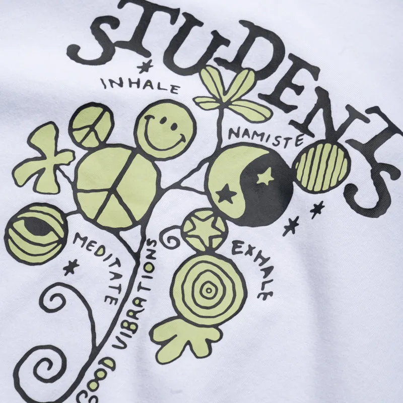 Elasticized Students Golf Growth Tee - White