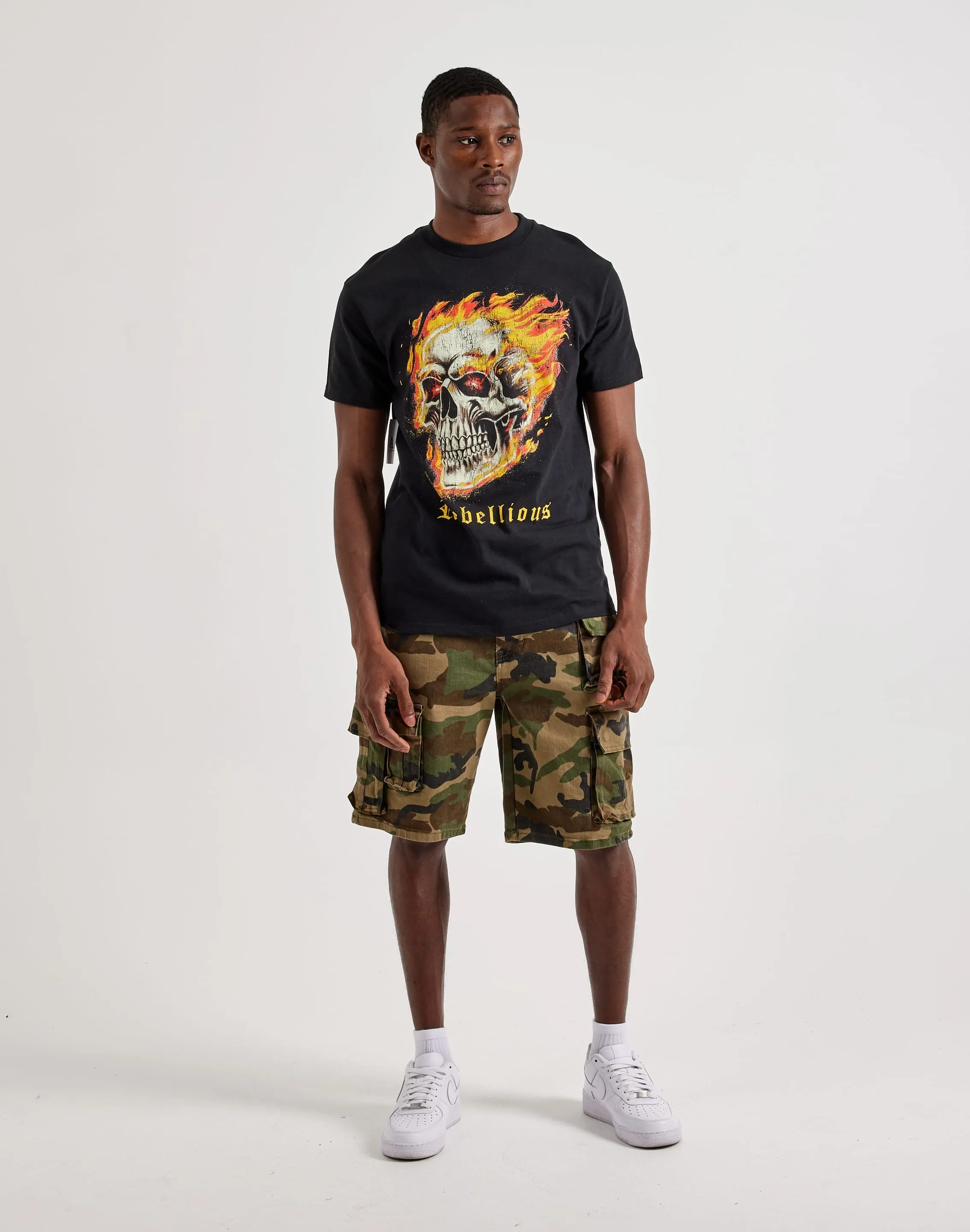 Meeting Ready BMG Skull On Fire Tee