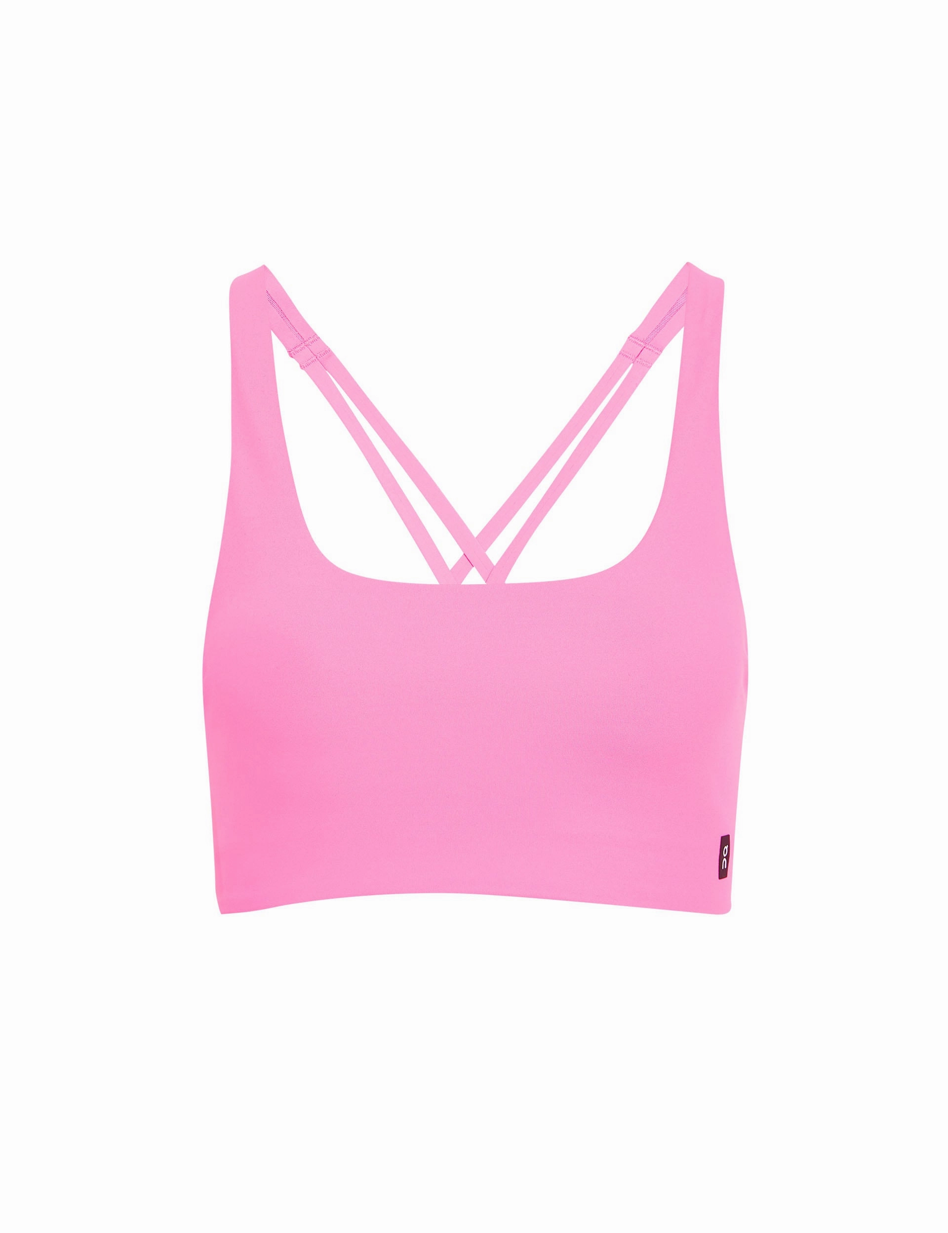 Studio Bra - Raspberry Moisture-wicking fabric monogrammed