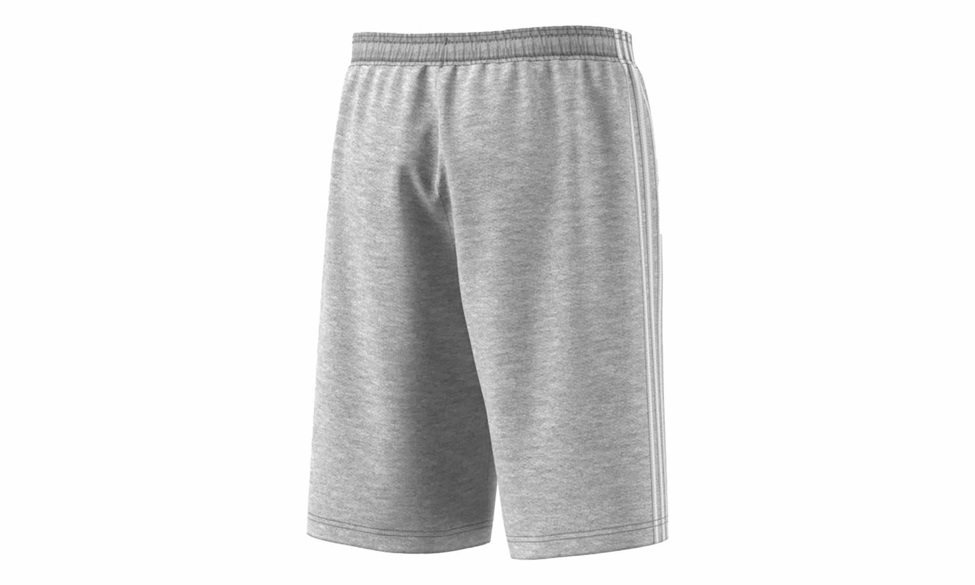 Self Love MultiPocket Design Originals 3 Stripes French Terry Short "Medium Grey Heather / White"