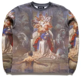 amusement park event Cuffed Sleeves Fucking Awesome Madonna Thermal - AOP