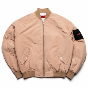 Lightweight Warmth Corduroy 424 Bomber Jacket - Beige