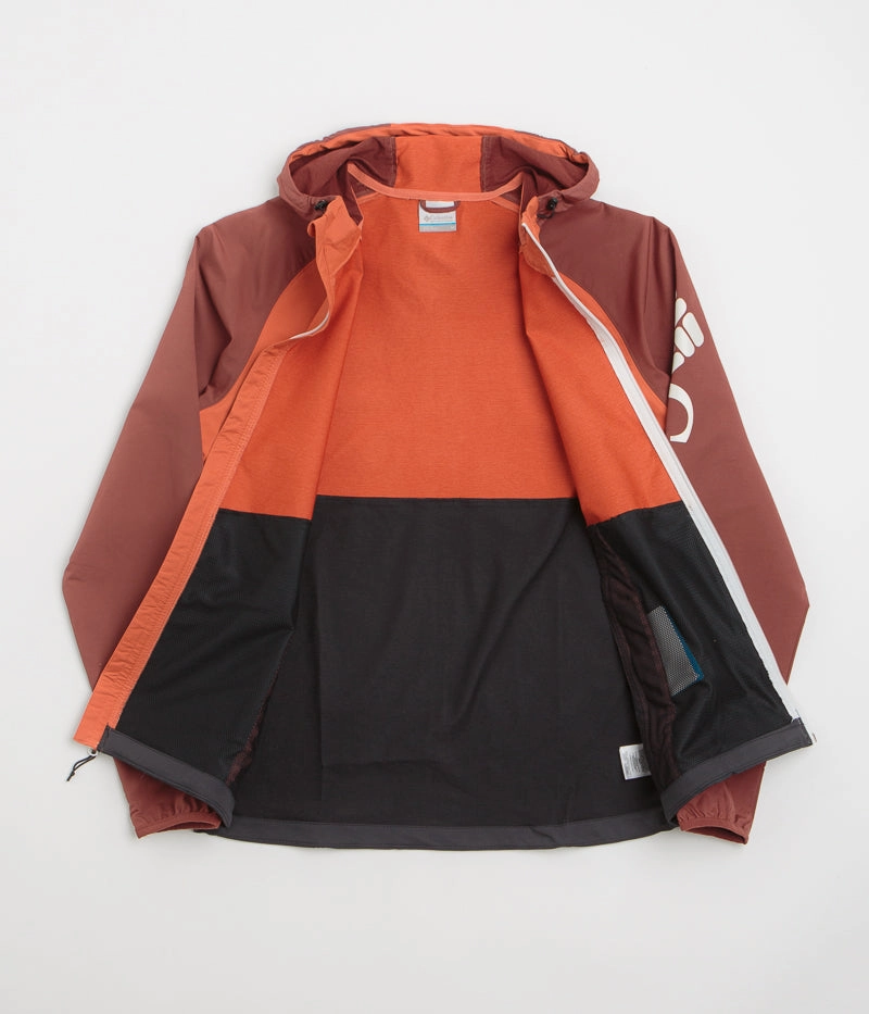 Outdoor Activity Summer Columbia Panther Creek II Jacket - Black / Tuscan / Spice