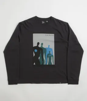 by Parra The Visitors Long Sleeve T-Shirt - Black zoo