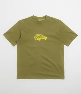 Gramicci Truck T-Shirt - Pistachio Pigment Minimalist Pocket Placement