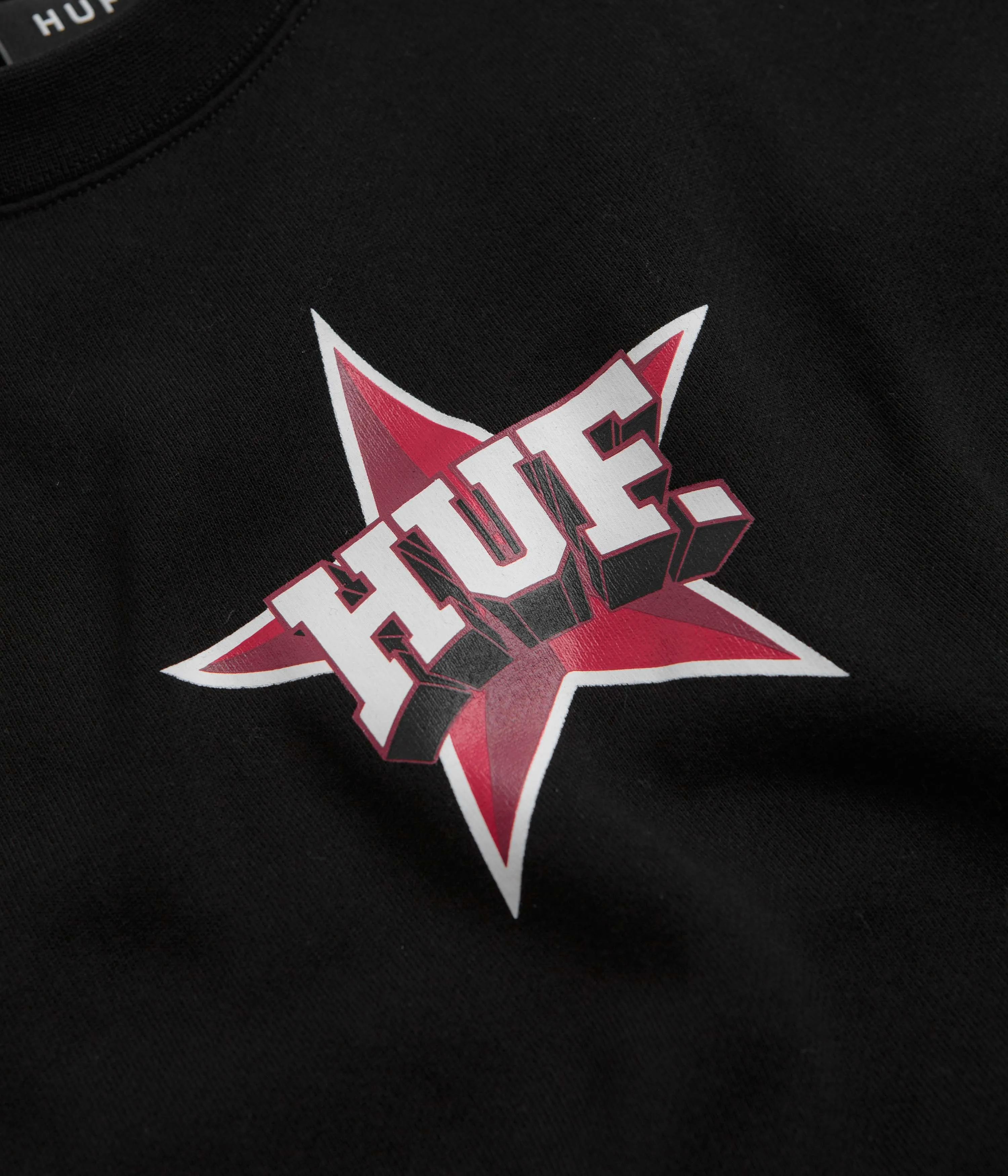 HUF All Star Crewneck Sweatshirt - Black formal party product high end luxury
