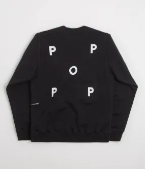 Team Spirit Pop Trading Company Logo Crewneck Sweatshirt - Black / White