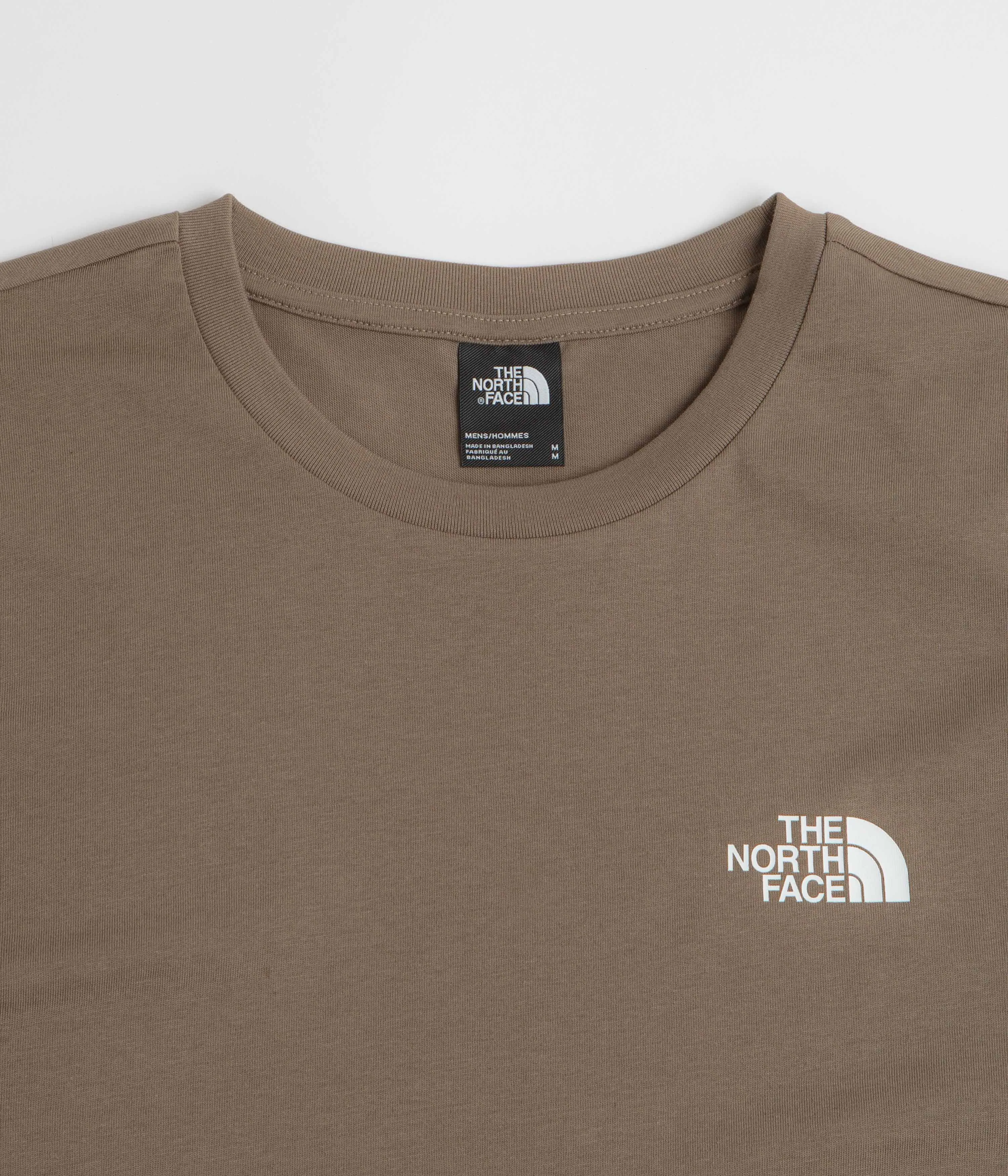 The North Face Simple Dome T-Shirt - Mocha Brown Soft Texture