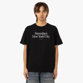 volleyball event Saturdays NYC Miller Standard T-Shirt / Black